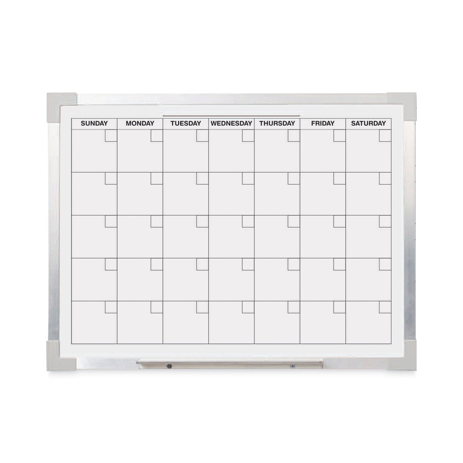 Framed Calendar Dry Erase Board | 24x18 Monthly