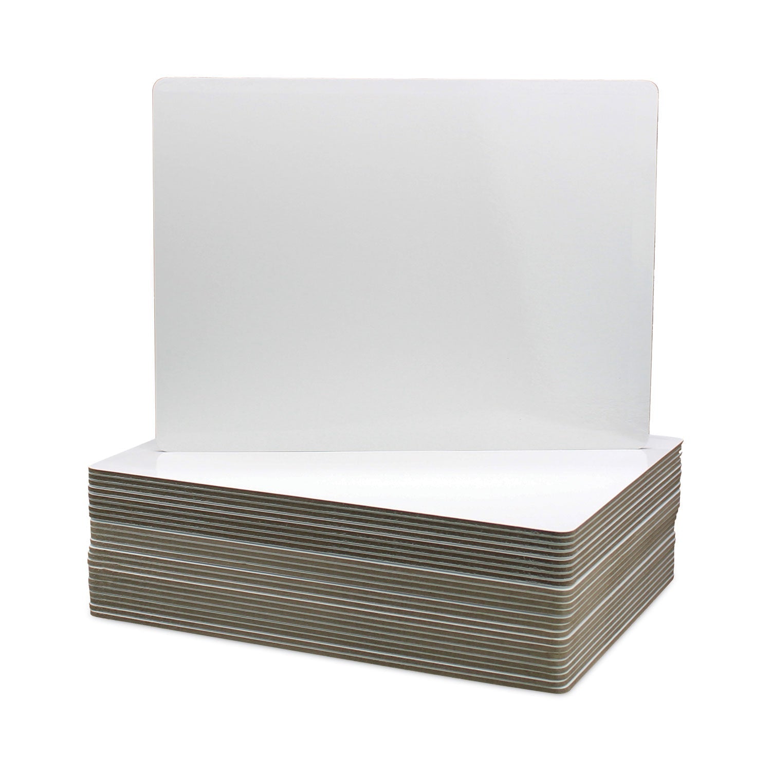 Flipside Magnetic Dry Erase Board, 12" x 9", White Surface