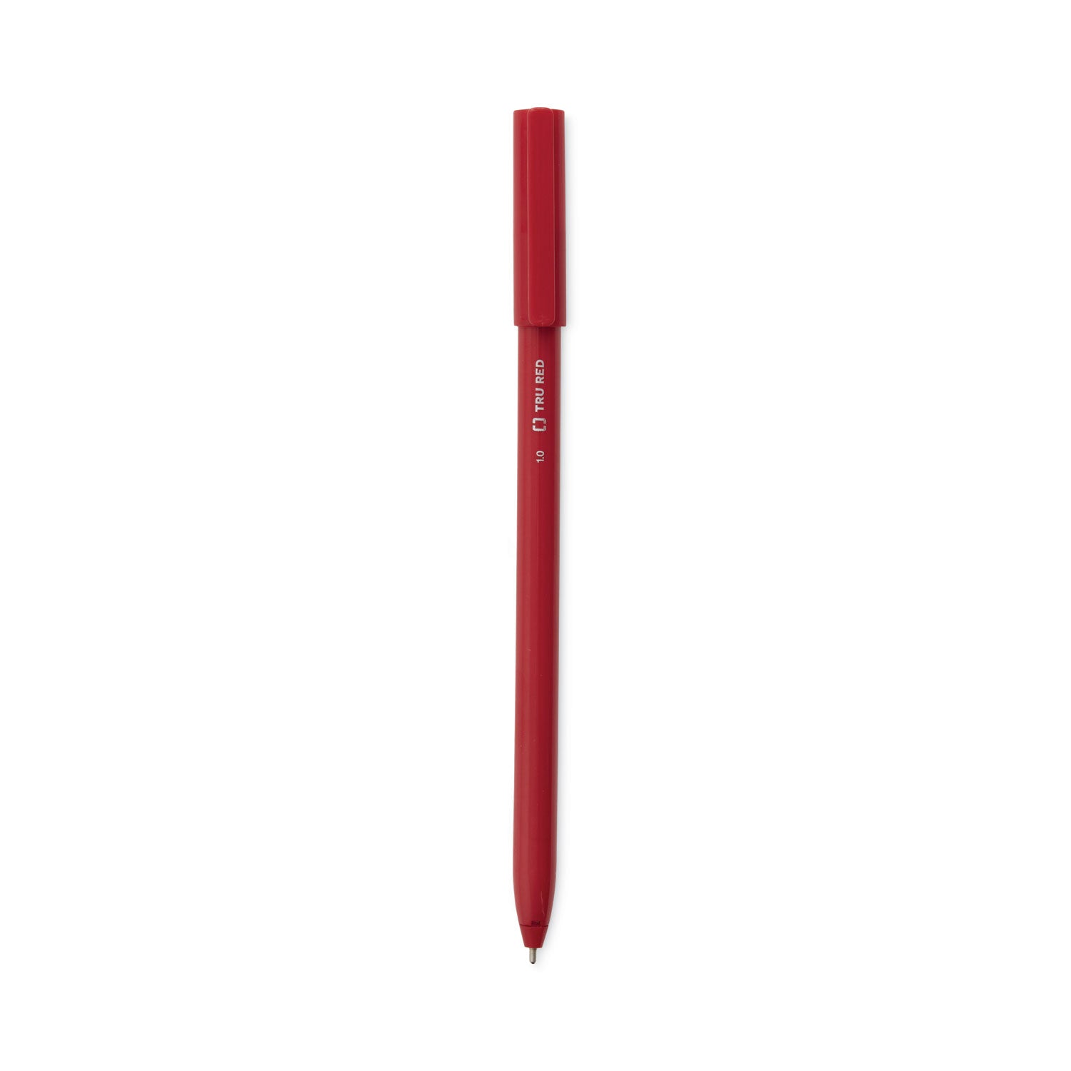 TRU RED™ Quick Dry Gel Pen, Stick, Fine 0.5 Mm, Black Ink, Black Barrel, 5/pack