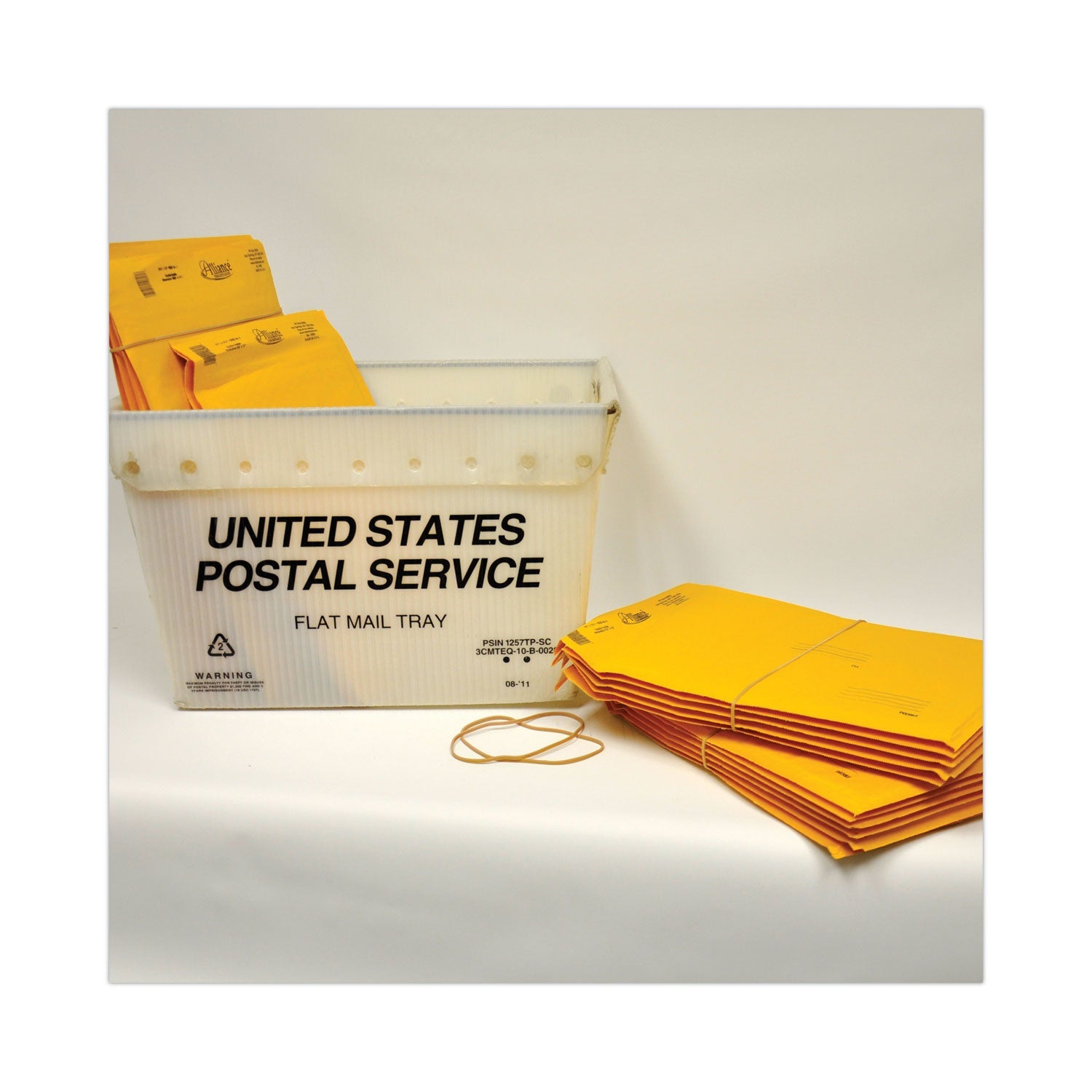 Alliance® Sterling Rubber Bands, Size 14, 0.03" Gauge, Crepe, 1 Lb Box, 3,100/box