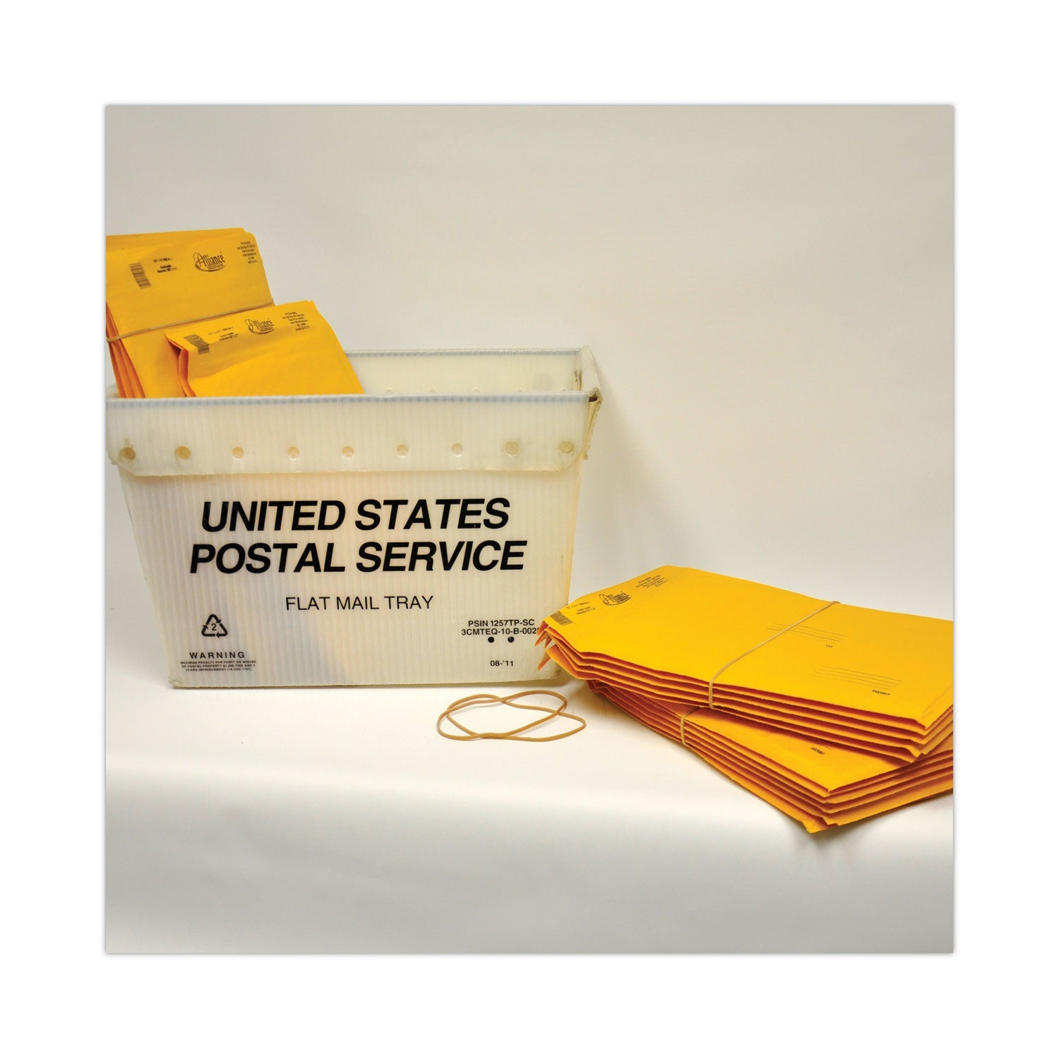 Alliance® Sterling Rubber Bands, Size 10, 0.03" Gauge, Crepe, 1 Lb Box, 5,000/box