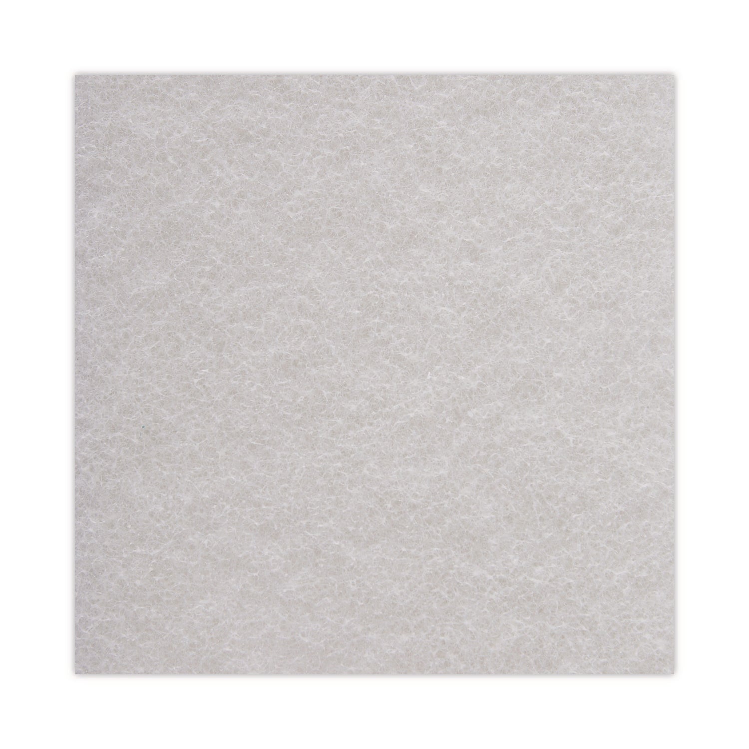 Boardwalk® Light-Duty Scouring Pad, 6 x 9, White, 20/Carton