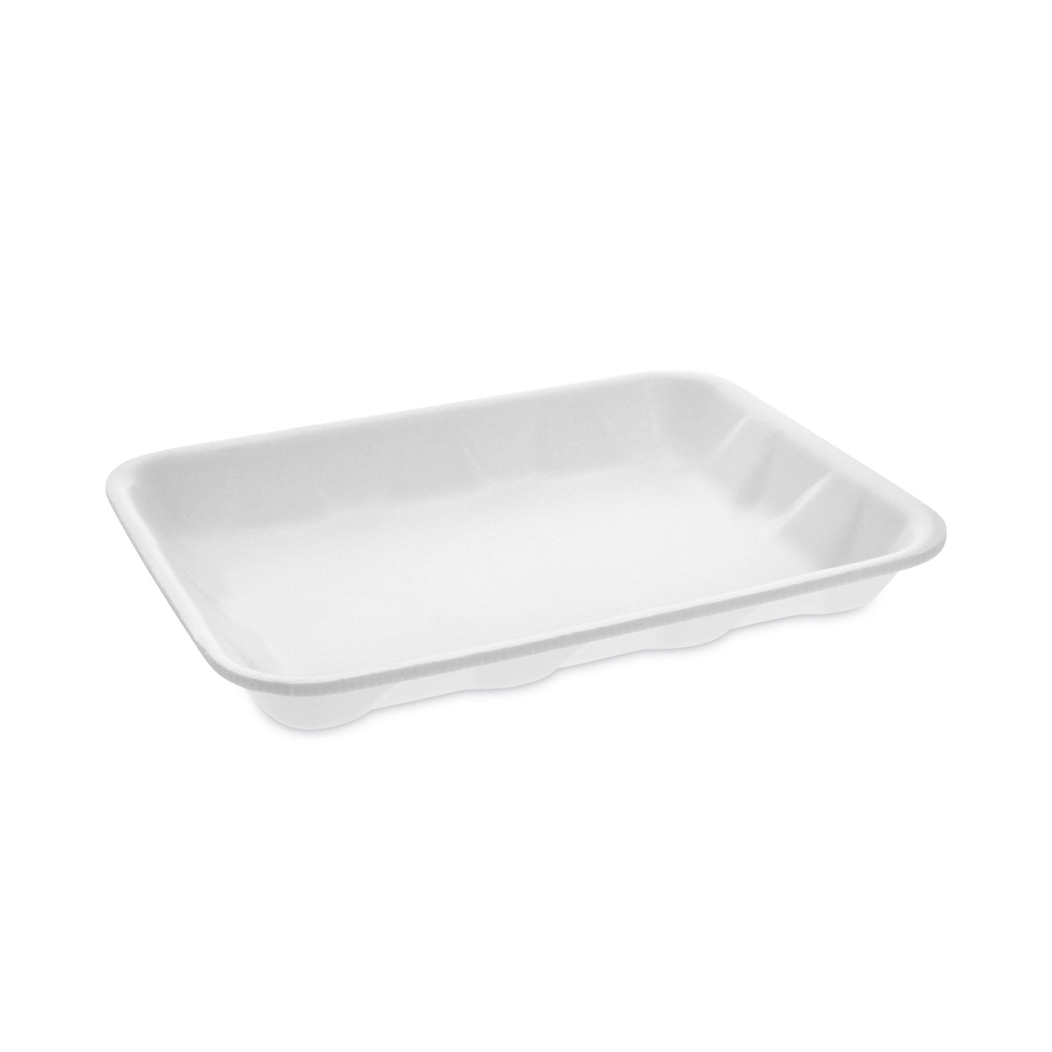 Pactiv #4D White Foam Meat Tray | 500/Carton