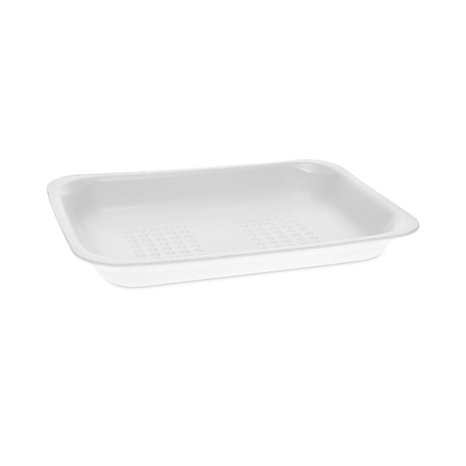 Pactiv #2 White Foam Meat Tray | 500/Carton
