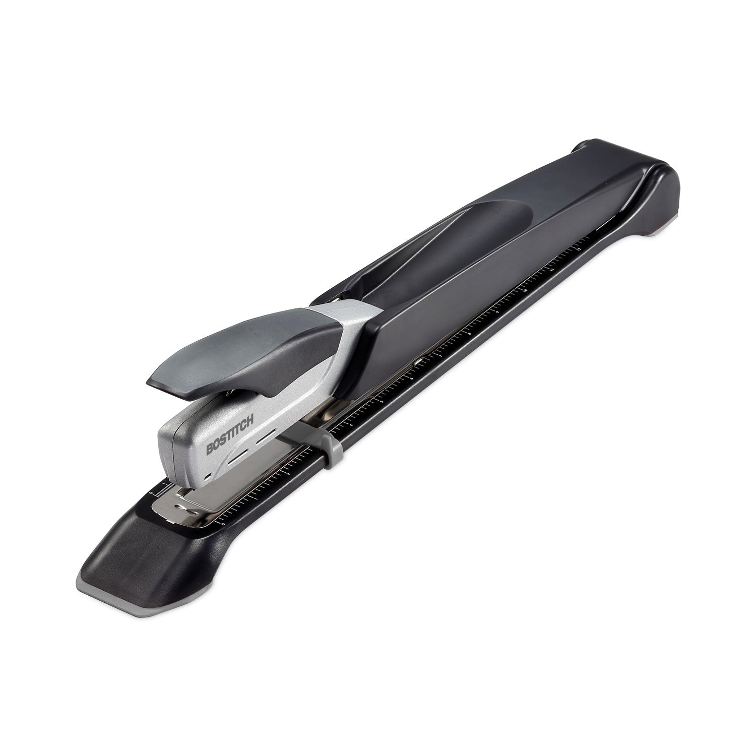 Bostitch® Long Reach Stapler, 25-Sheet Capacity, 12" Throat, Black/silver