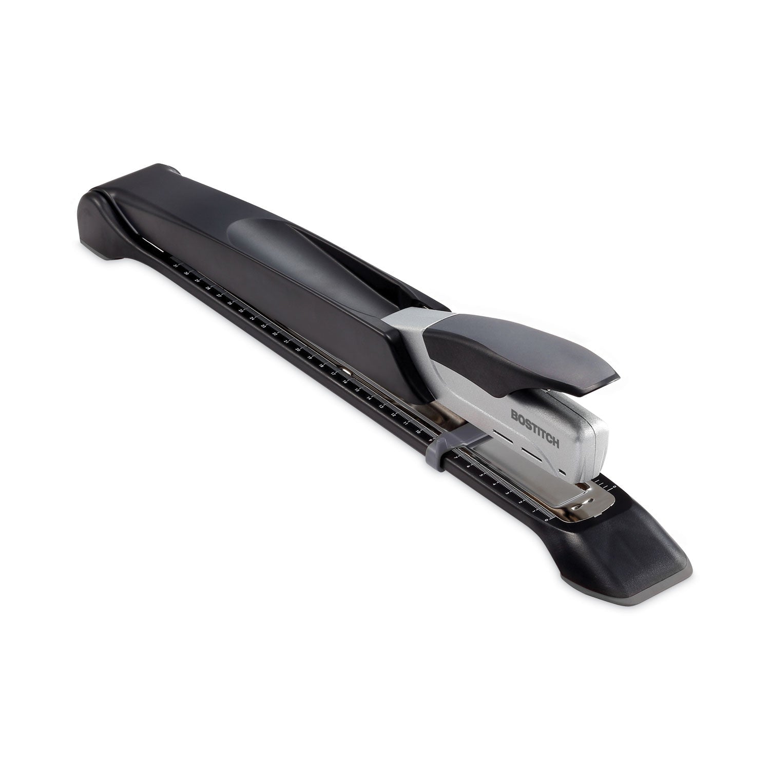 Bostitch® Long Reach Stapler, 25-Sheet Capacity, 12" Throat, Black/silver