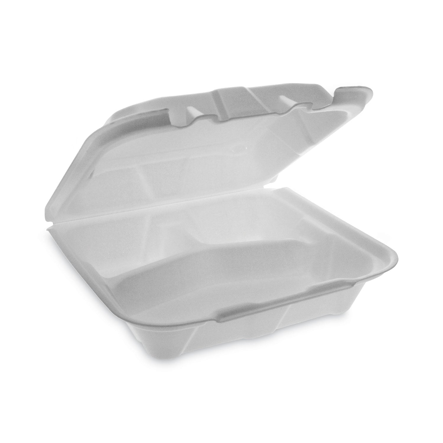 Vented Foam Hinged Lid Container | 3-Comp.