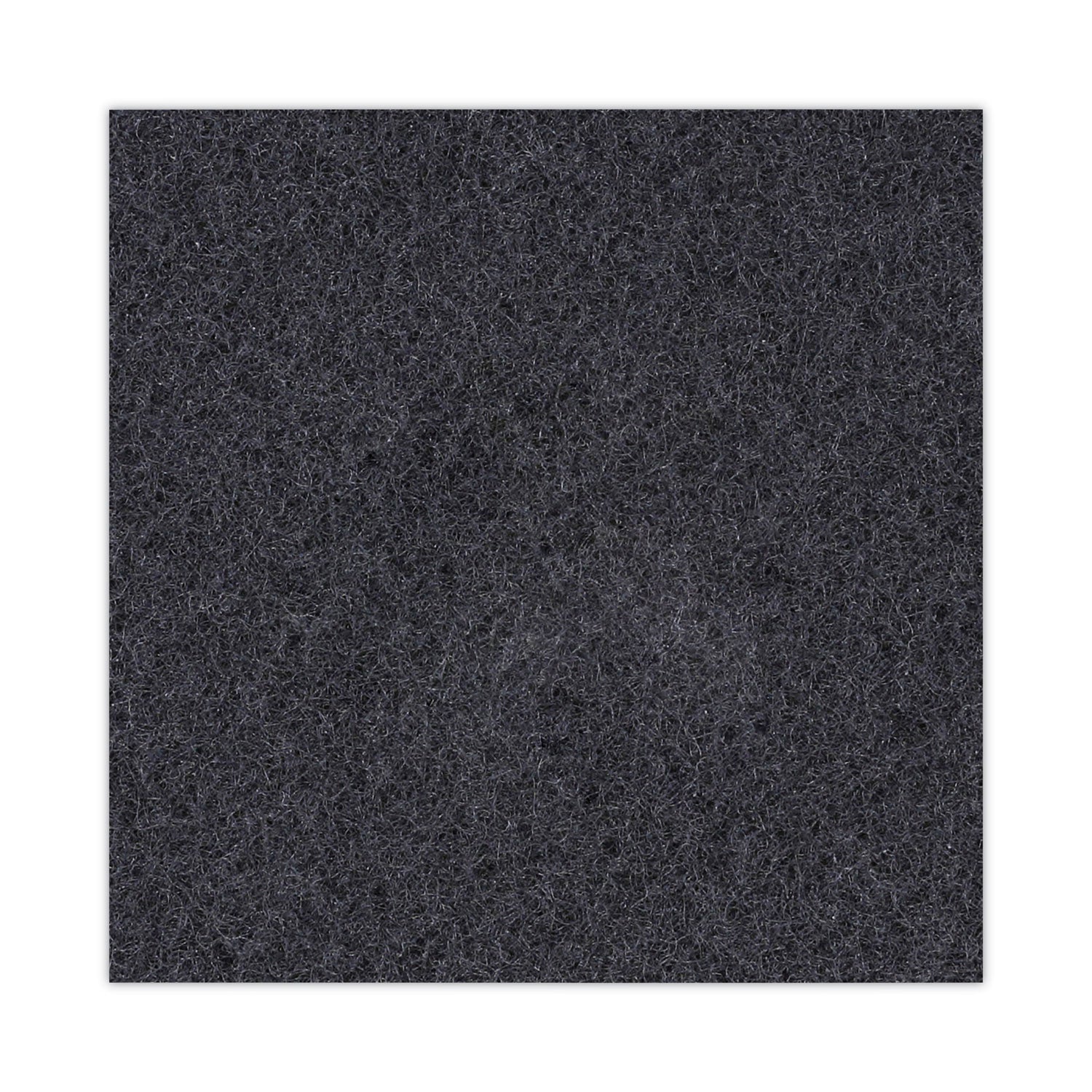 Boardwalk® Stripping Floor Pads, 17" Diameter, Black, 5/carton
