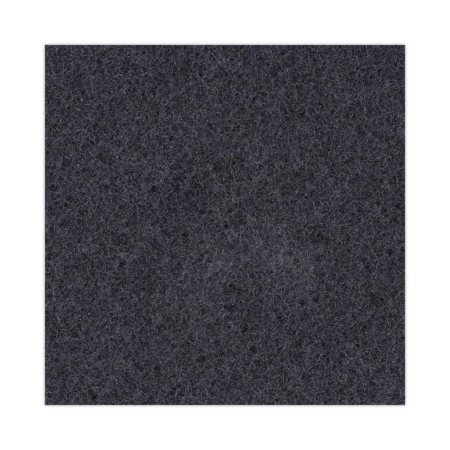 Boardwalk® Stripping Floor Pads, 16" Diameter, Black, 5/carton
