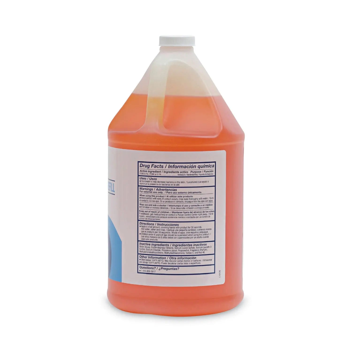 Boardwalk® Antibacterial Liquid Soap Refill, Clean Scent, 1 gal Bottle, 4/Carton