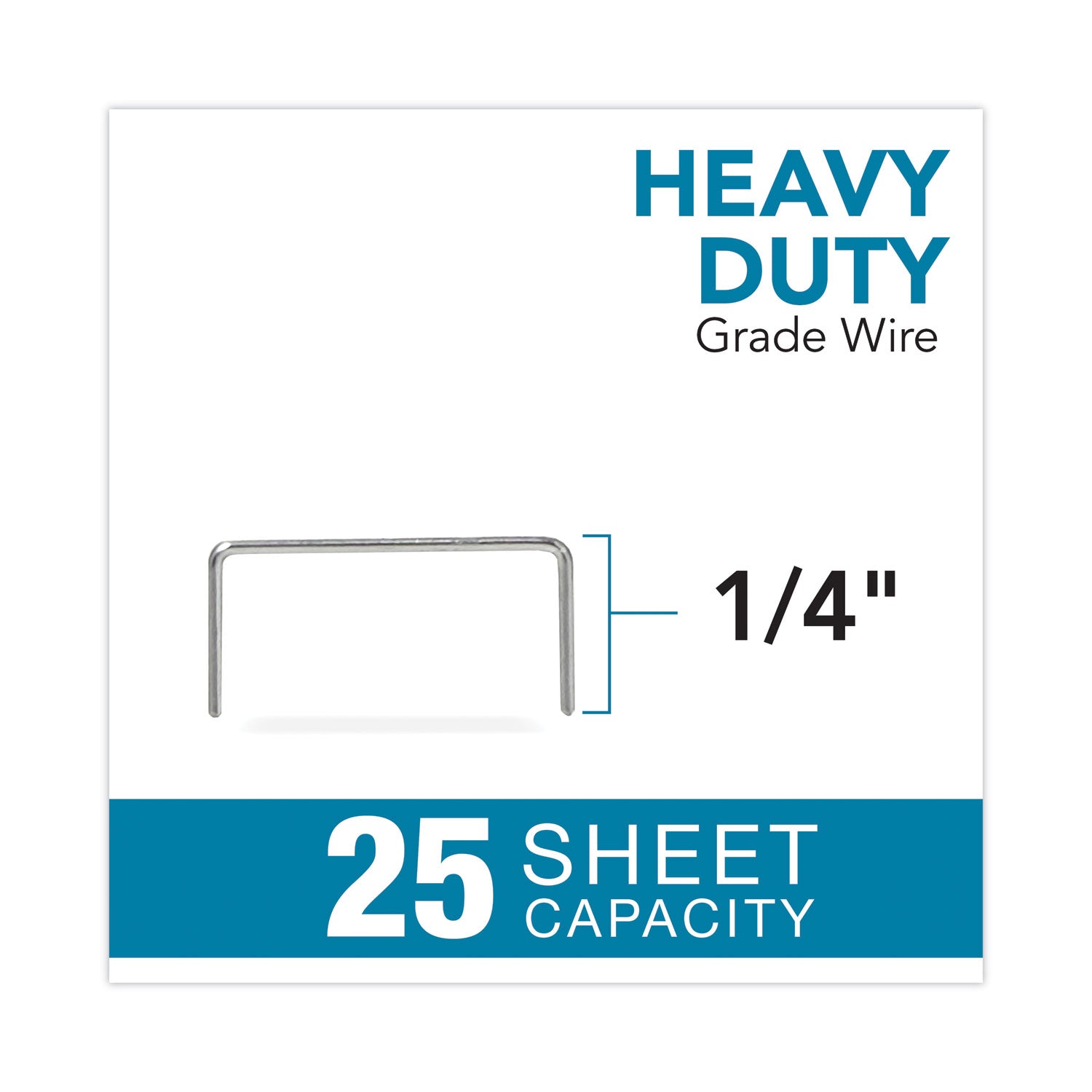 Rapid® Staple Cartridge, 0.25" Leg, 0.5" Crown, Steel, 210/cartridge, 5 Cartridges/pack, 1,050/pack