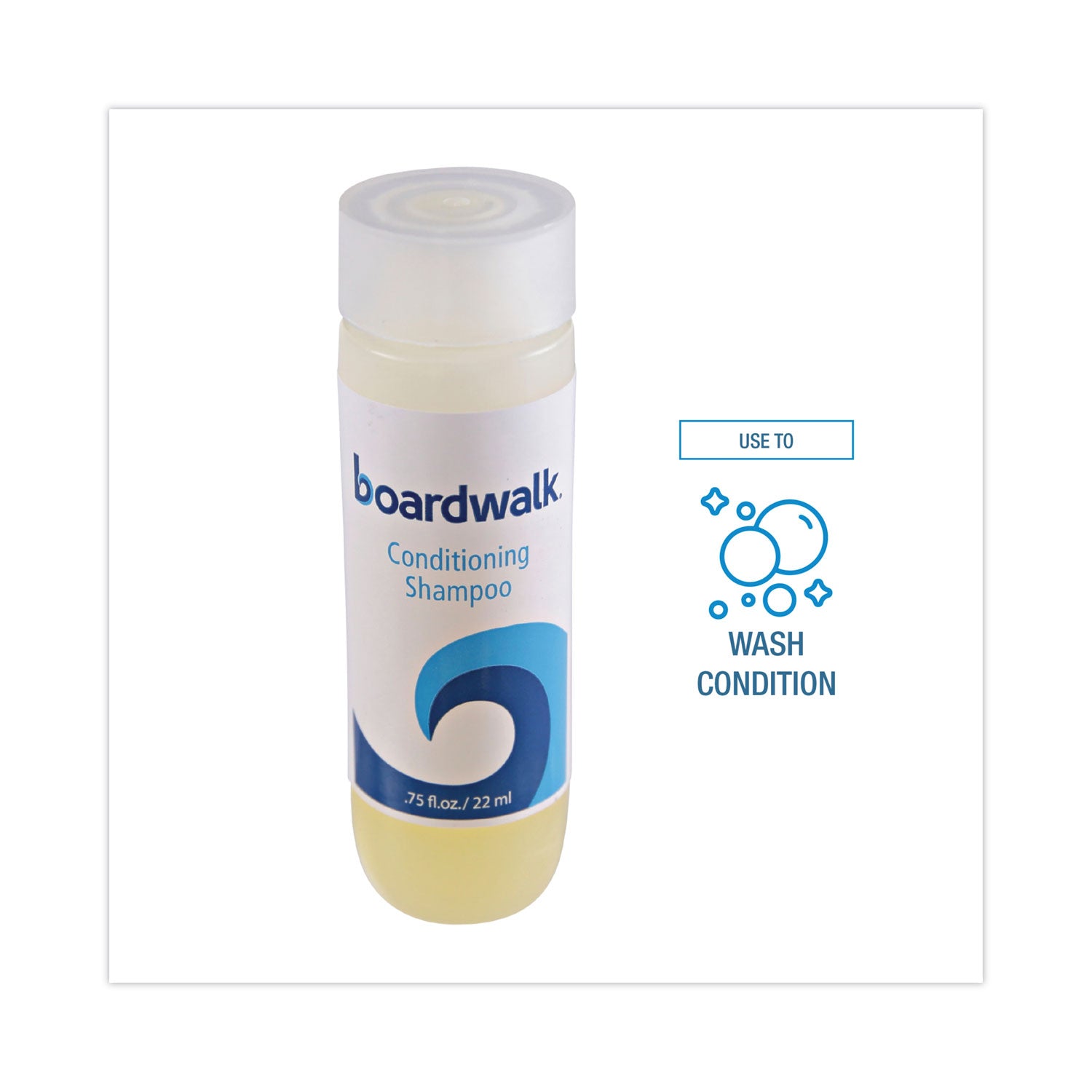 Boardwalk® Amenity Conditioning Shampoo, Floral Scent, 0.75 oz, 288/Carton