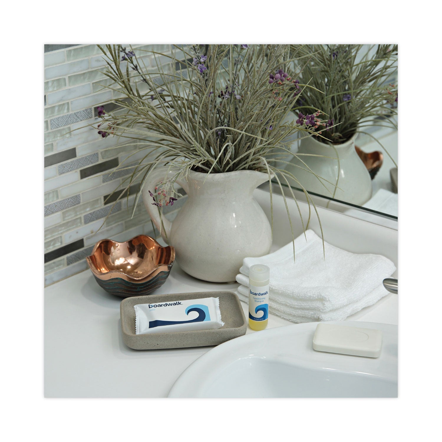 Boardwalk® Amenity Conditioning Shampoo, Floral Scent, 0.75 oz, 288/Carton