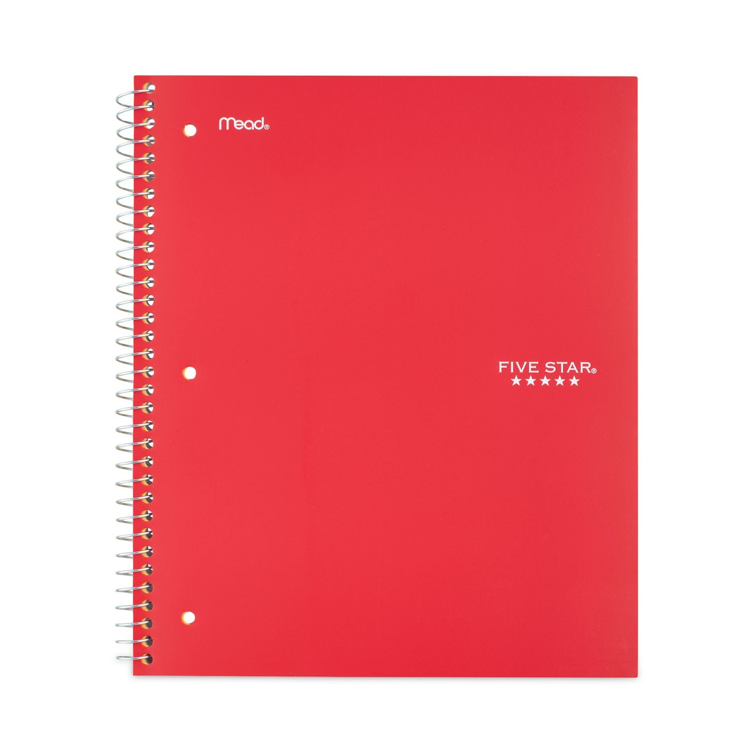 Wirebound Notebook | 1-Subject, Wide Rule, Red