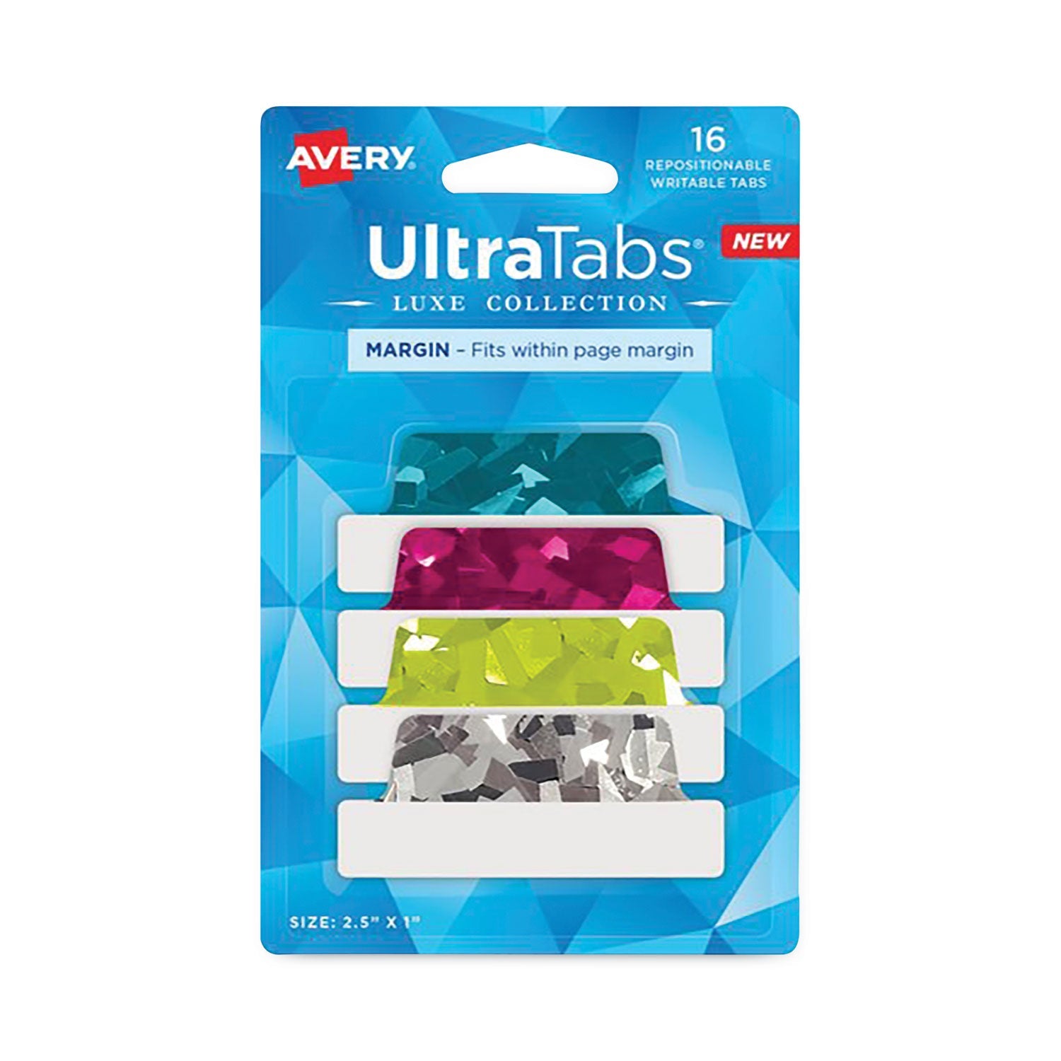 Repositionable Tabs | Jewel Prism Colors | 16/Pack