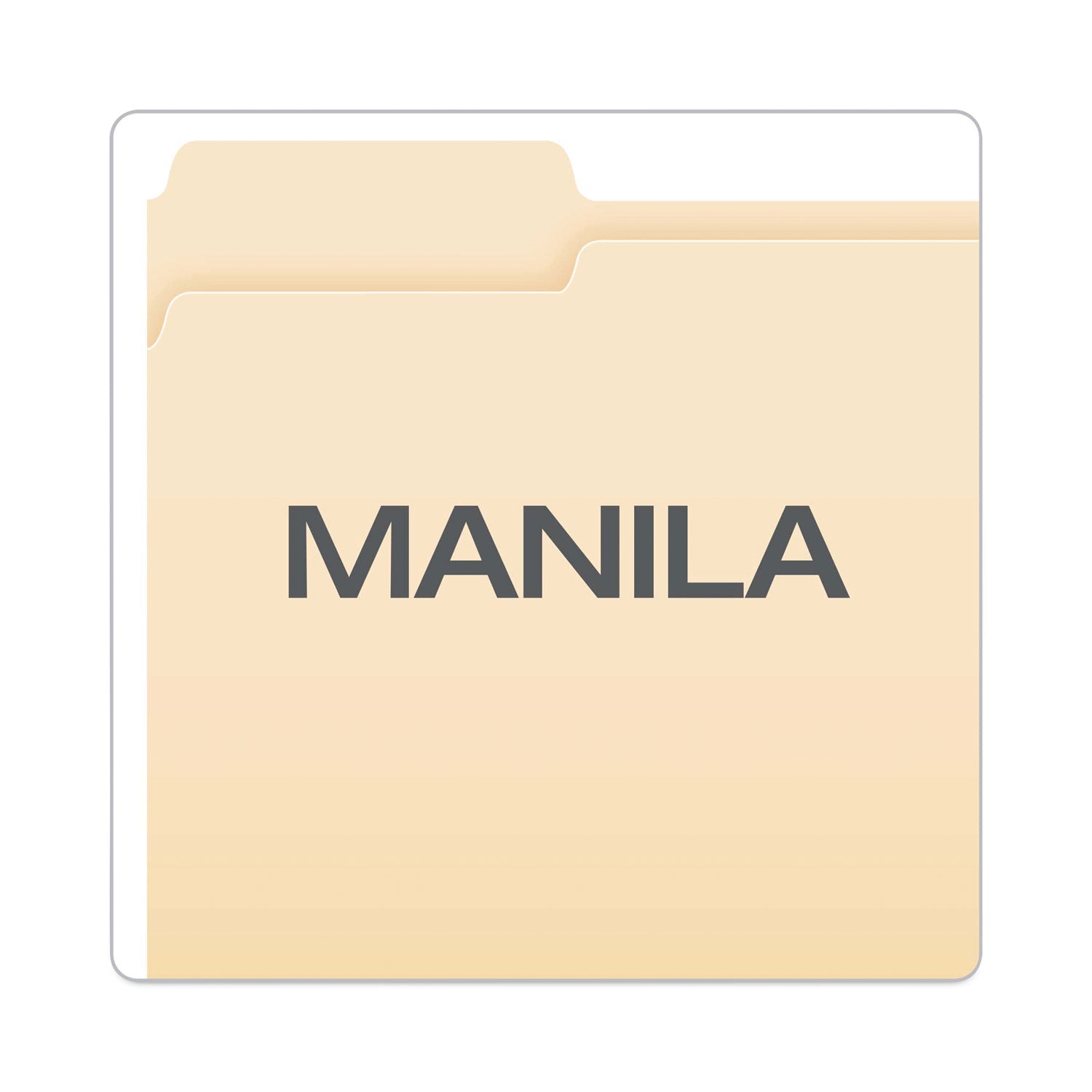 Pendaflex® Hanging File Folder Combo Kit, Letter Size, (25) 1/5-Cut Standard Green Hanging Folders, (50) 1/3-Cut Manila File Folders