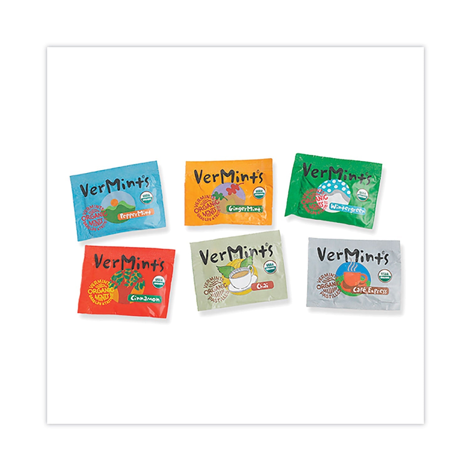 Organic Mints | Assorted Flavors | 120/Box