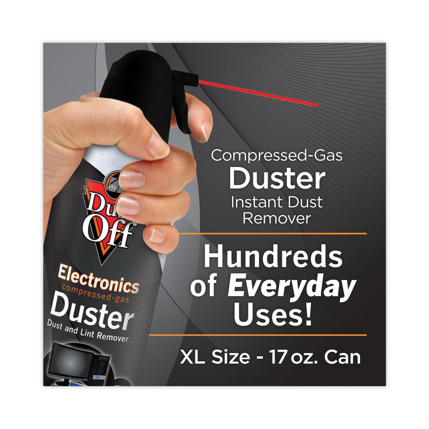 Dust-Off® Disposable Compressed Air Duster, 17 Oz Can, 2/pack