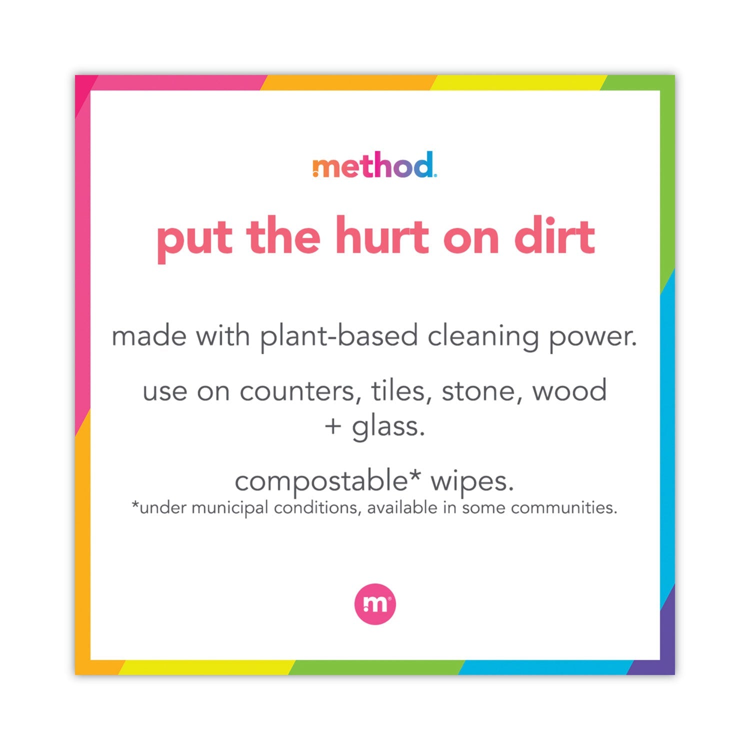 Method® All Surface Cleaner, Grapefruit Scent, 68 Oz Plastic Bottle, 6/carton