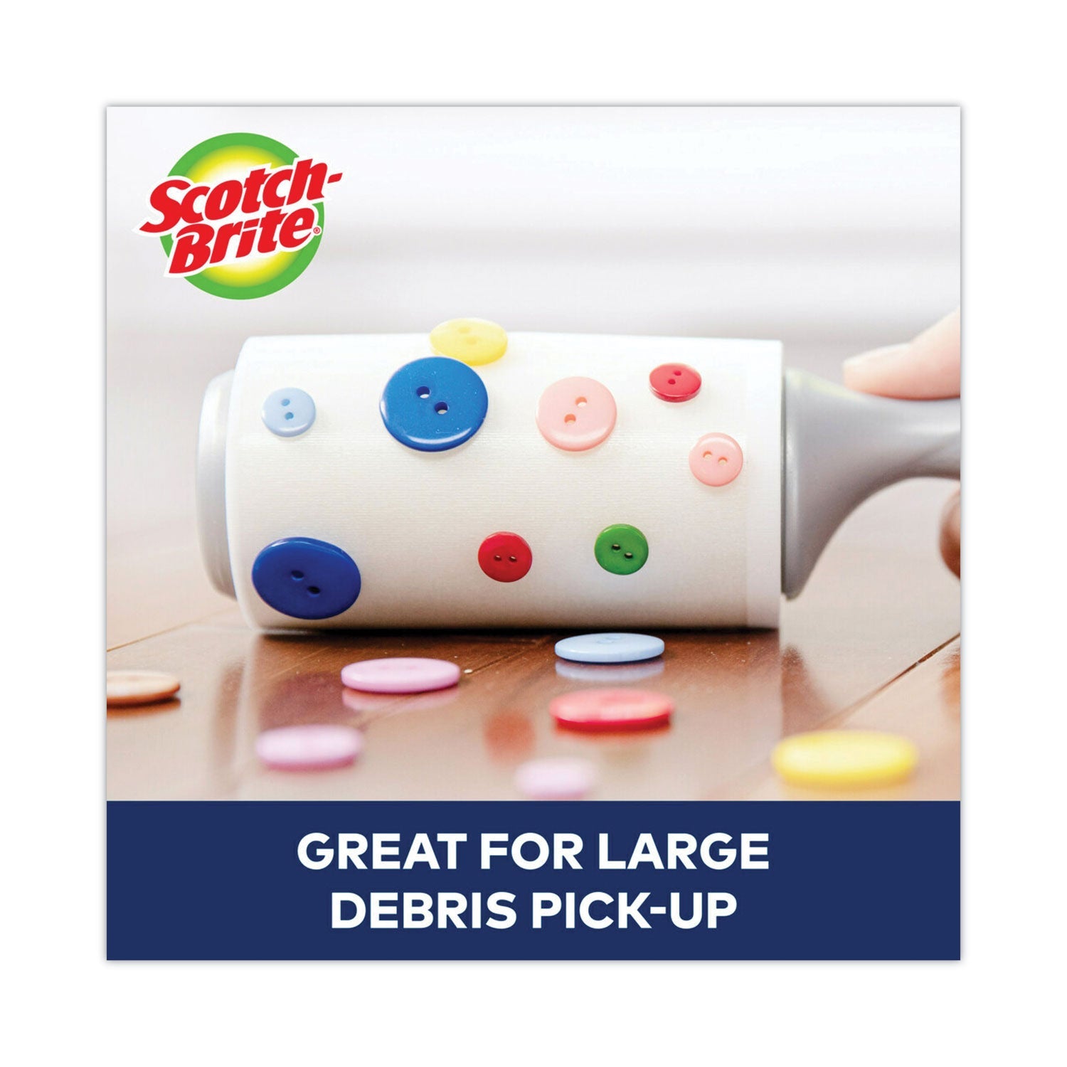 Scotch-Brite™ 50% Stickier Lint Roller, 48 Sheets/Roll