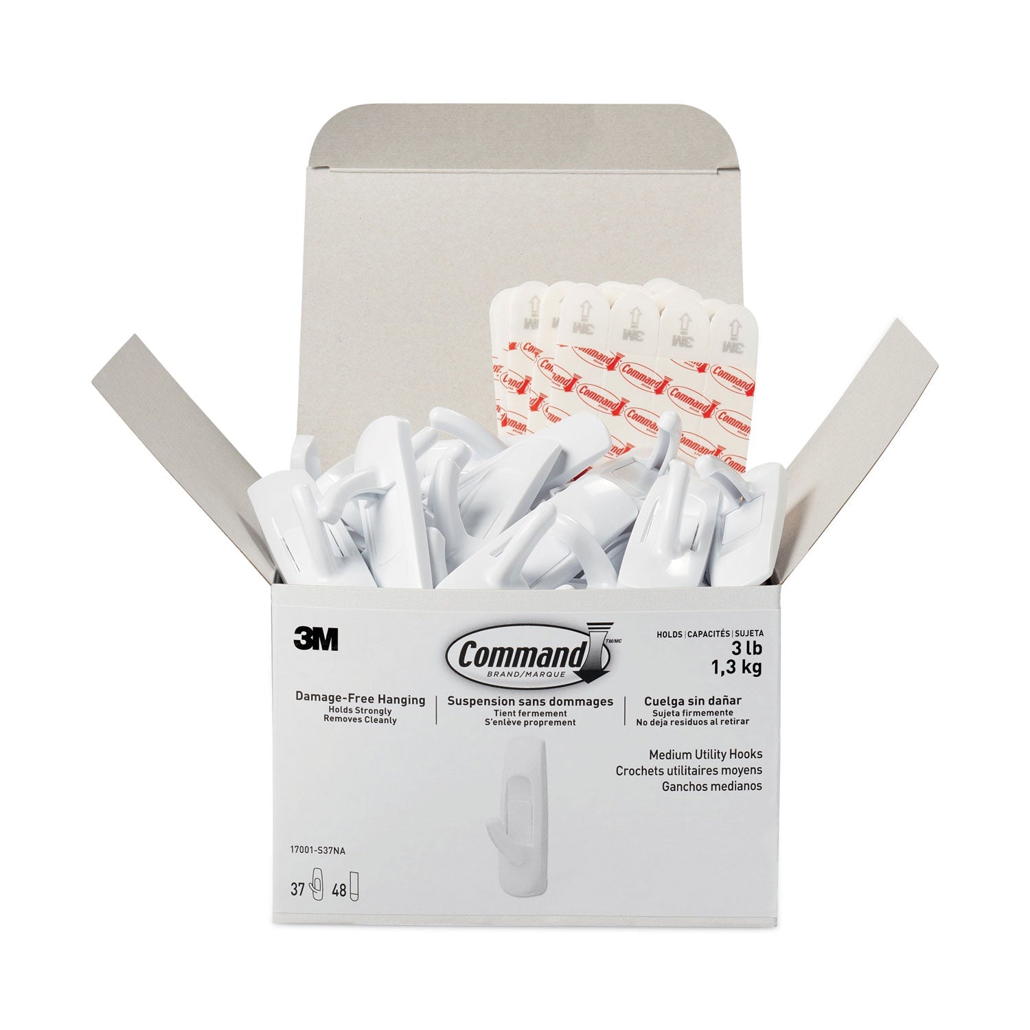 Command Medium General Purpose Hooks | 37-Pack
