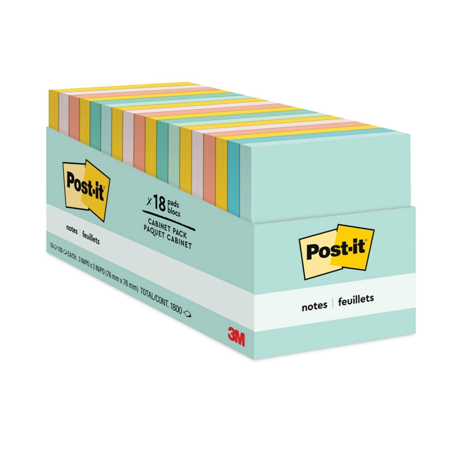 Post-it® Notes Cabinet Pack | 18-Pack