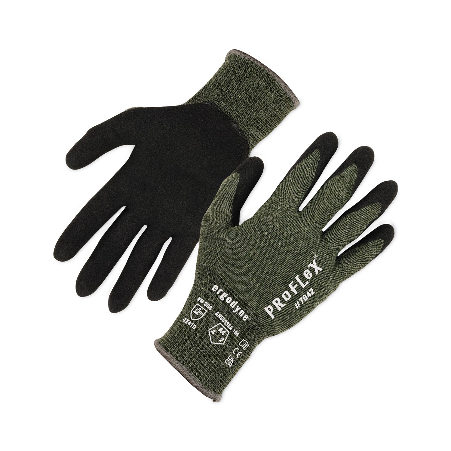 A4 Nitrile-Coated CR Gloves| ProFlex 7042 Large