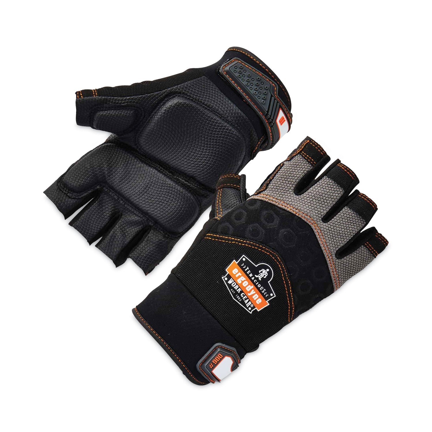 Half-Finger Impact Gloves | ProFlex 900 Small Black