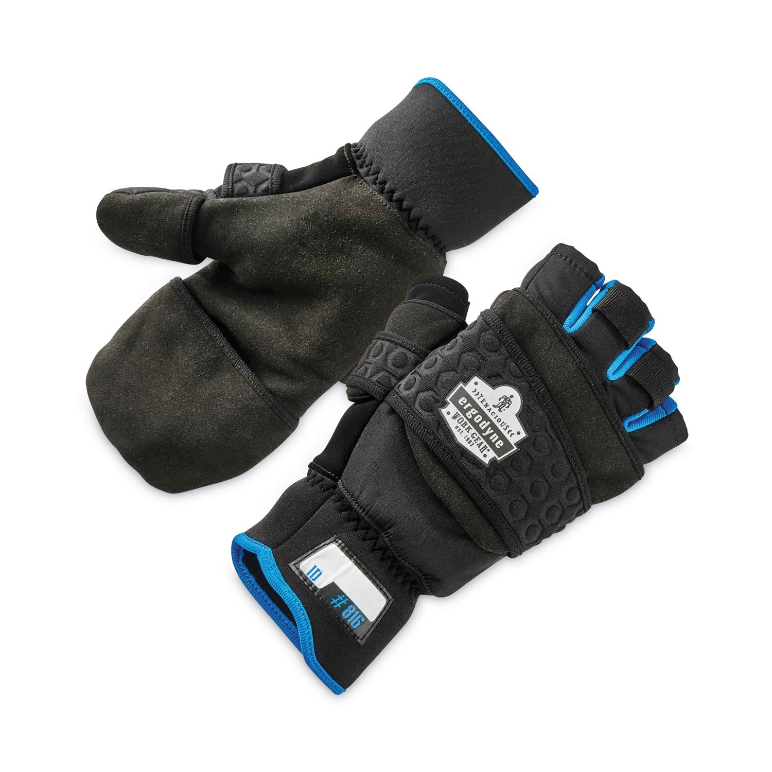 Thermal Flip-Top Gloves | ProFlex 816 X-Large Black
