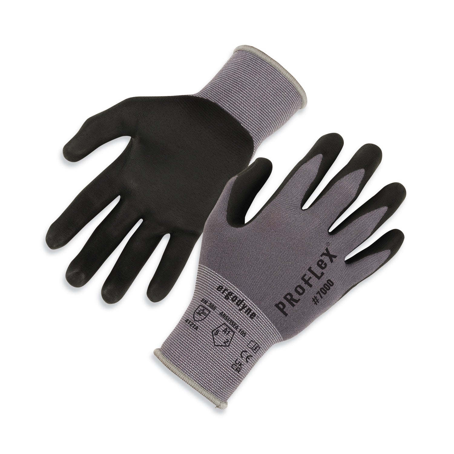 Nitrile-Coated Gloves | ProFlex 7000 2XL Gray