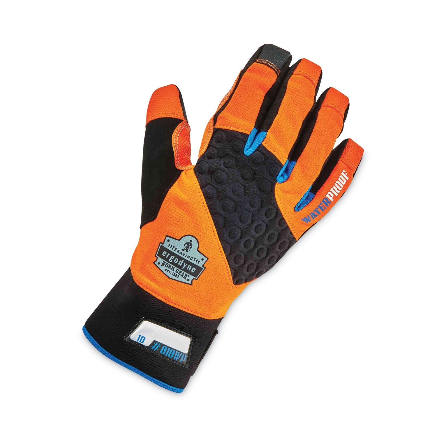 ergodyne® ProFlex 818WP Thermal WP Gloves with Tena-Grip, Orange, Medium, Pair - Bloom Skins