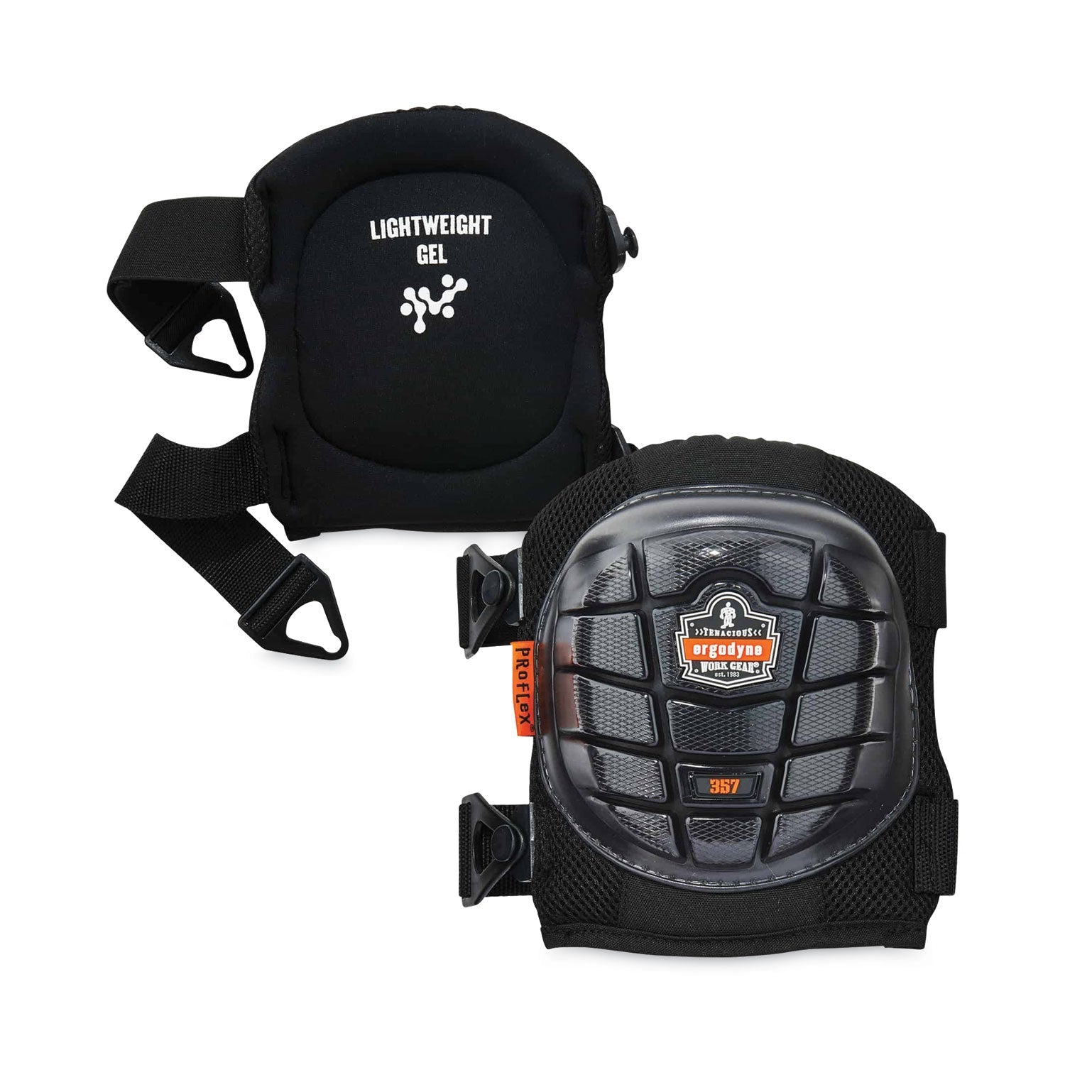 Lightweight Gel Knee Pads | ProFlex 357 Short Cap