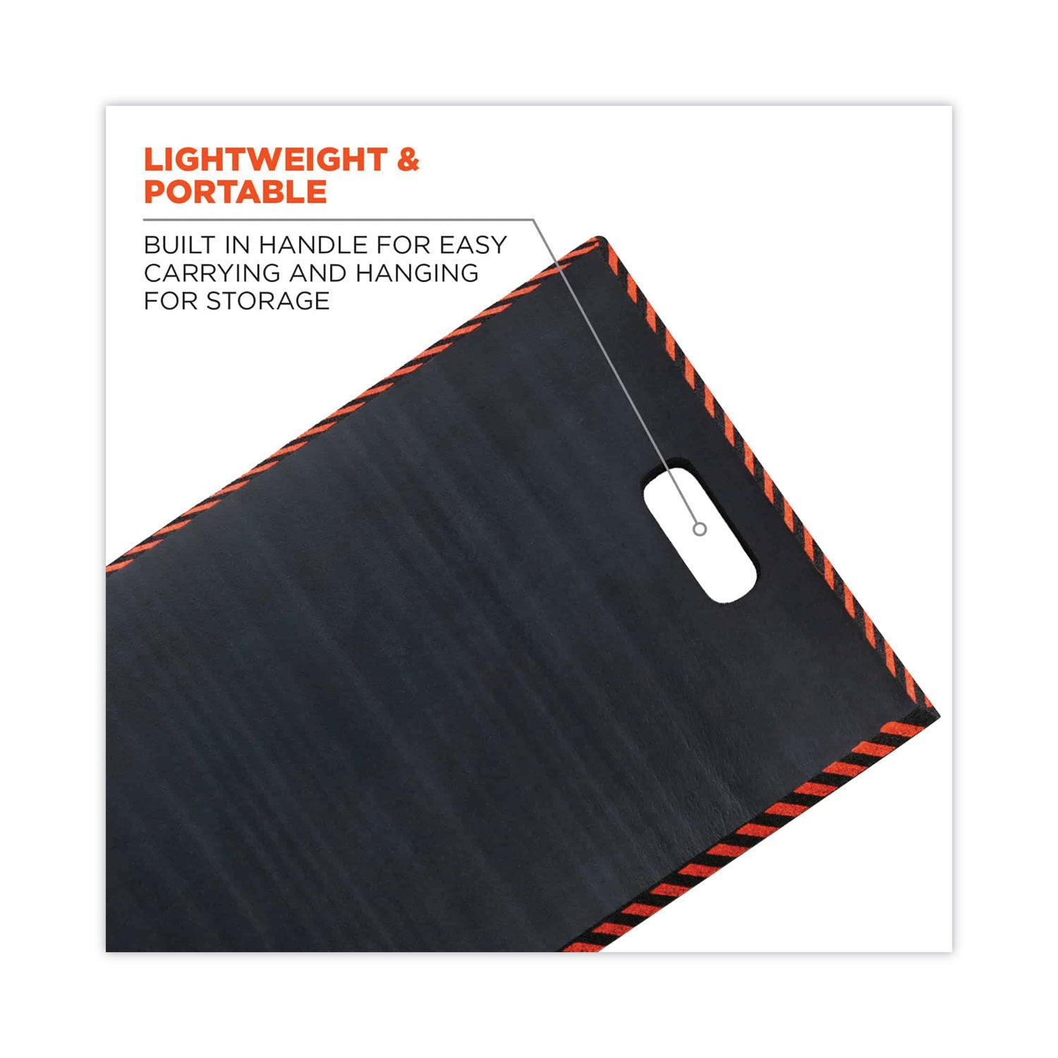 ergodyne® ProFlex 390 XL Foam Kneeling Pad, 1", X-Large, Black - Bloom Skins