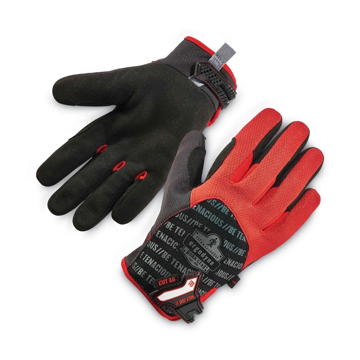 ergodyne® ProFlex 812CR6 ANSI A6 Utility and CR Gloves, Black, Large, Pair