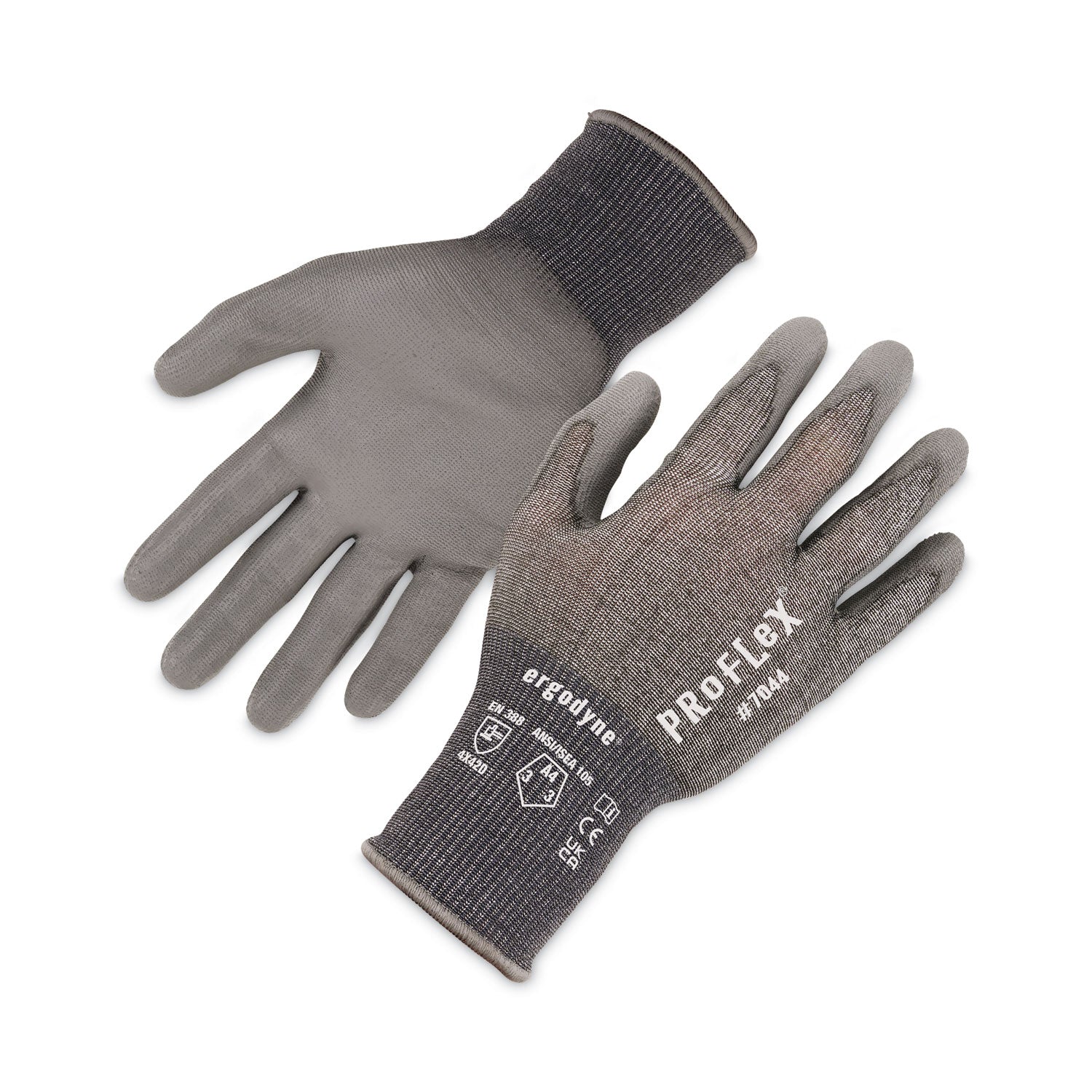A4 PU Coated CR Gloves | ProFlex 7044 2X-Large Gray