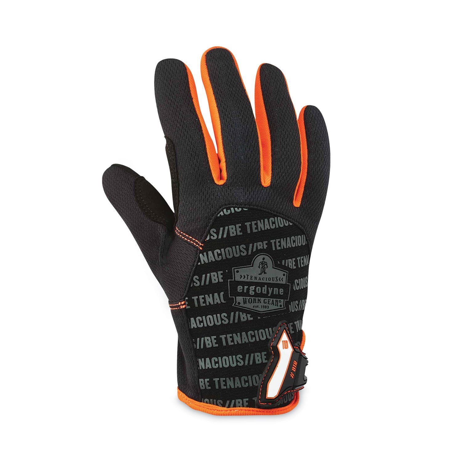ergodyne® ProFlex 812 Standard Mechanics Gloves, Black, 2X-Large, Pair