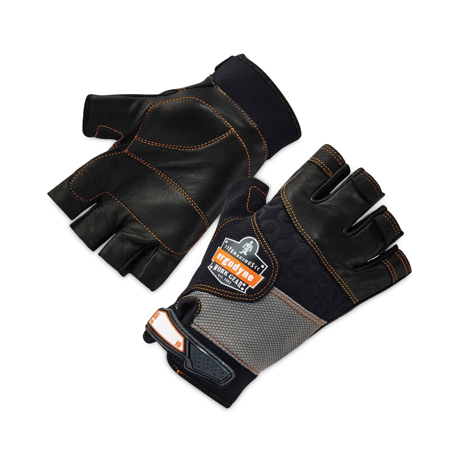 Leather Impact Gloves | ProFlex 901 Large Half-Finger