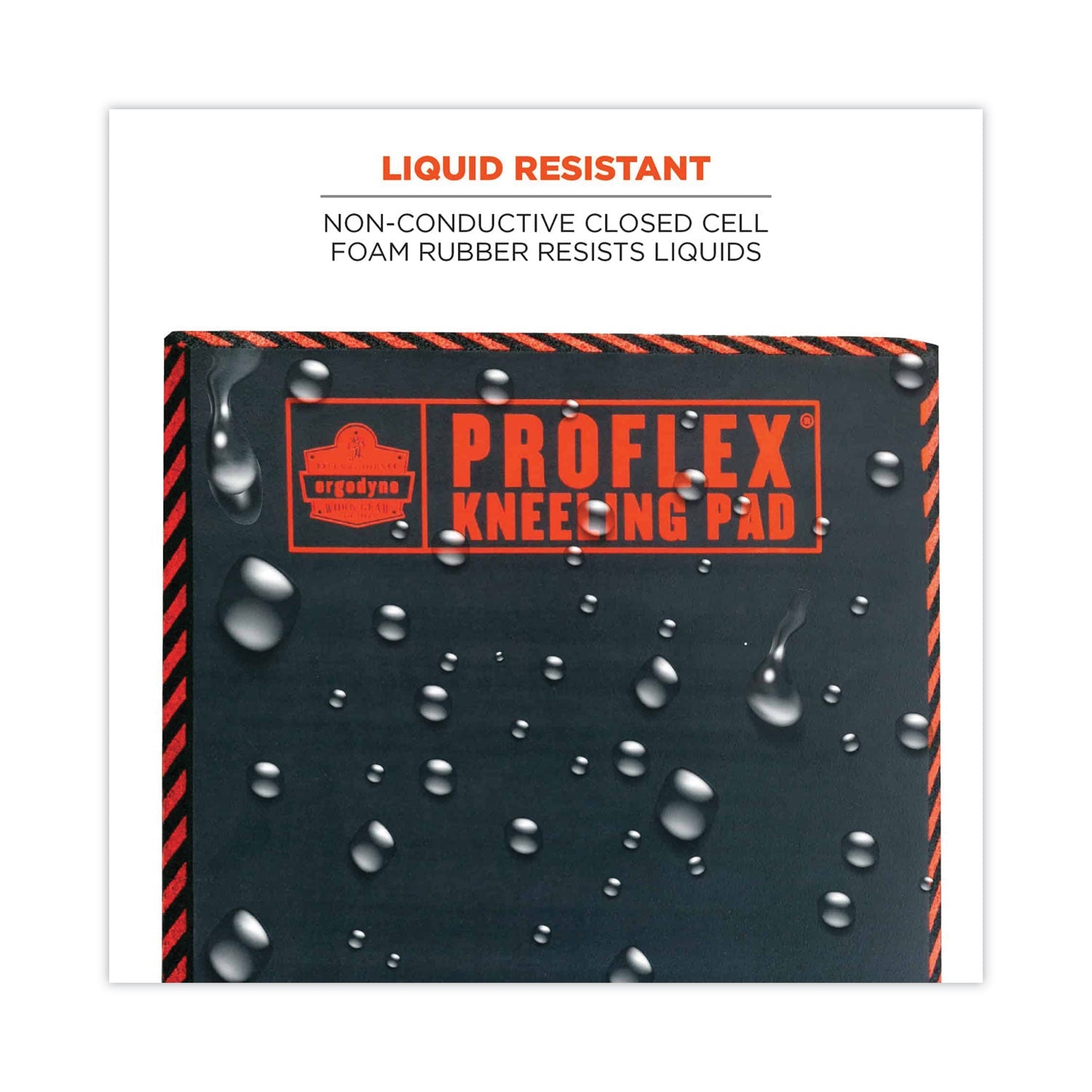 ergodyne® ProFlex 390 XL Foam Kneeling Pad, 1", X-Large, Black - Bloom Skins