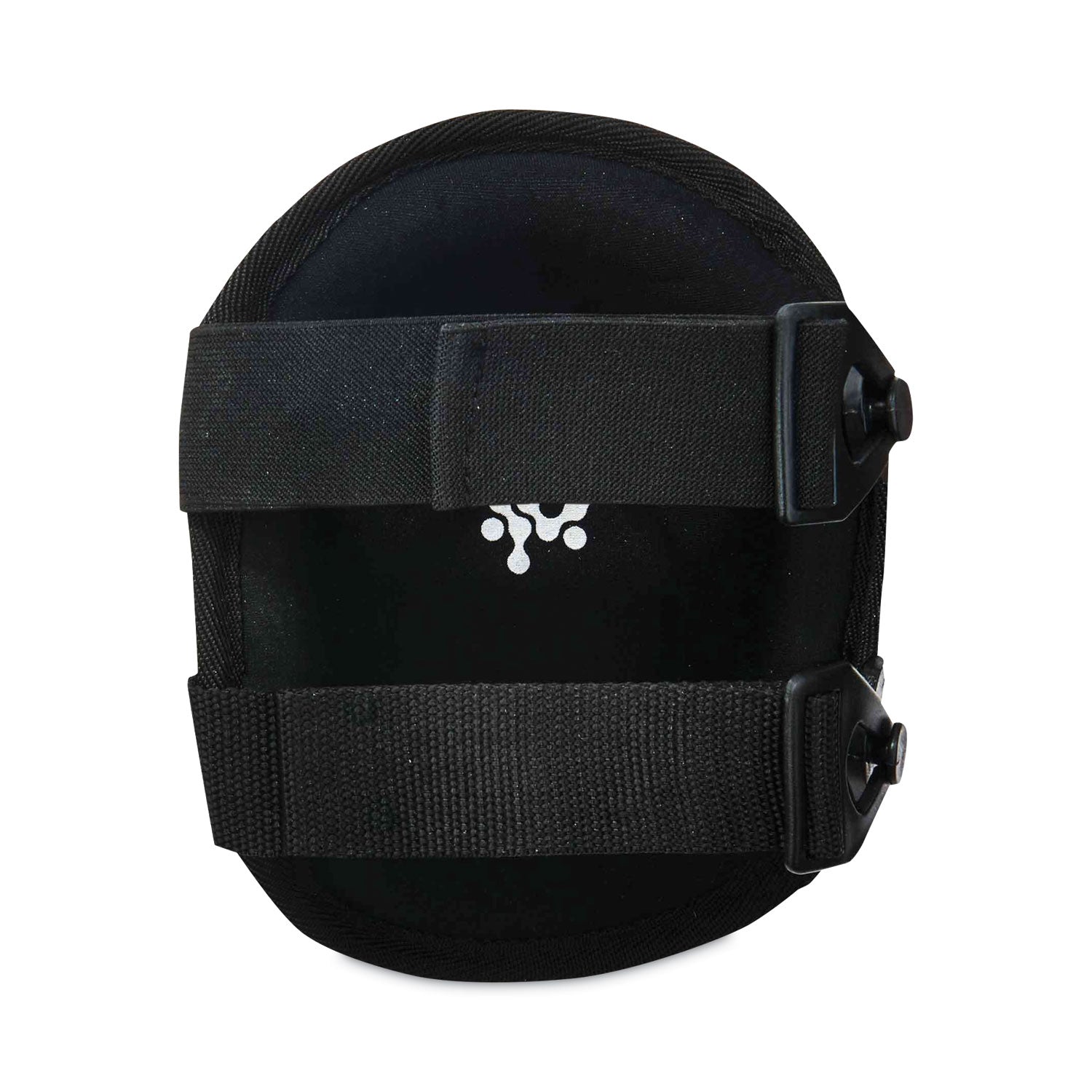 ergodyne® ProFlex 355 Injected Gel Knee Pads, Short Cap, Buckle Closure, One Size Fits Most, Black, Pair