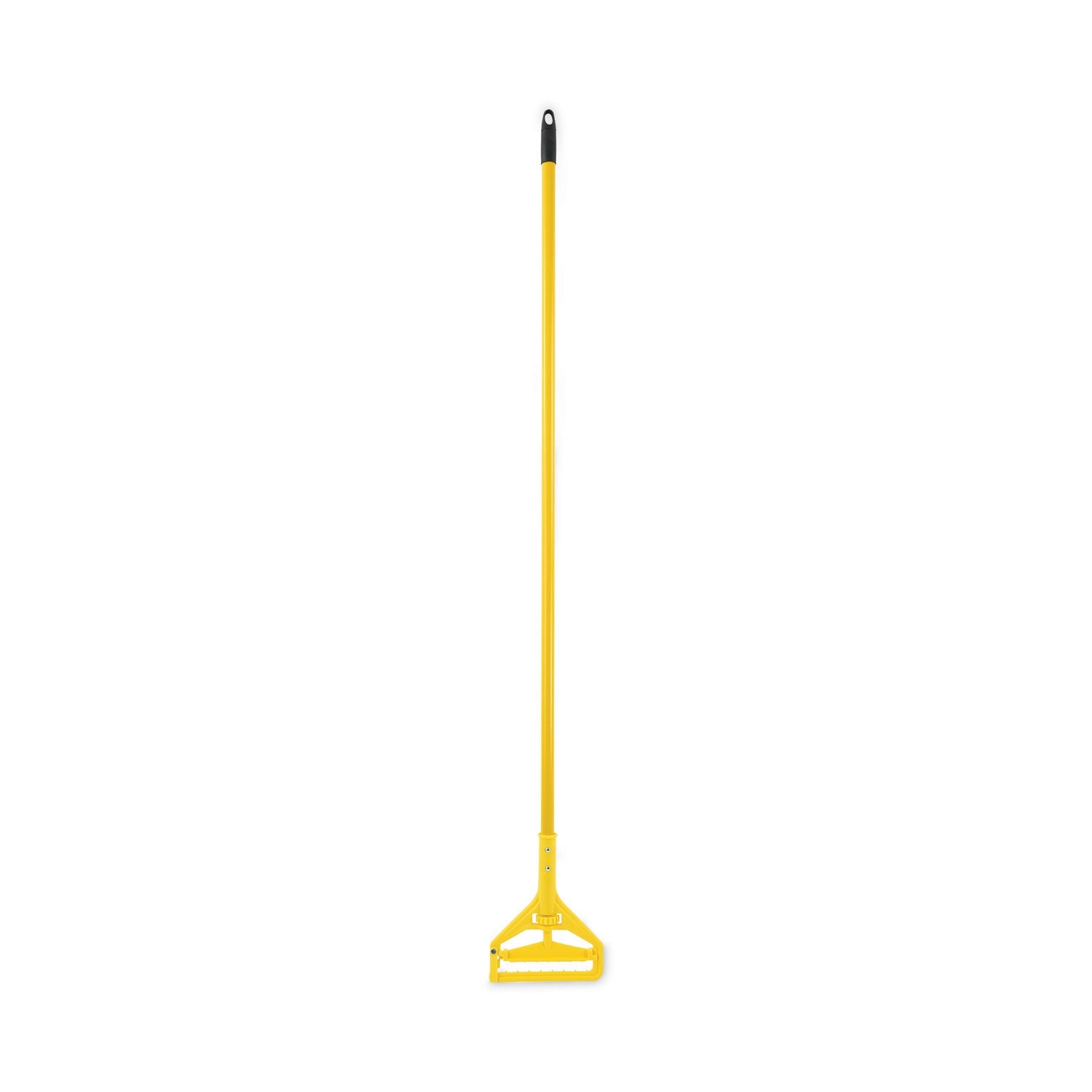 Boardwalk® Looped End Mop Kit, Medium Blue Cotton/rayon/synthetic Head, 60" Yellow Metal/polypropylene Handle