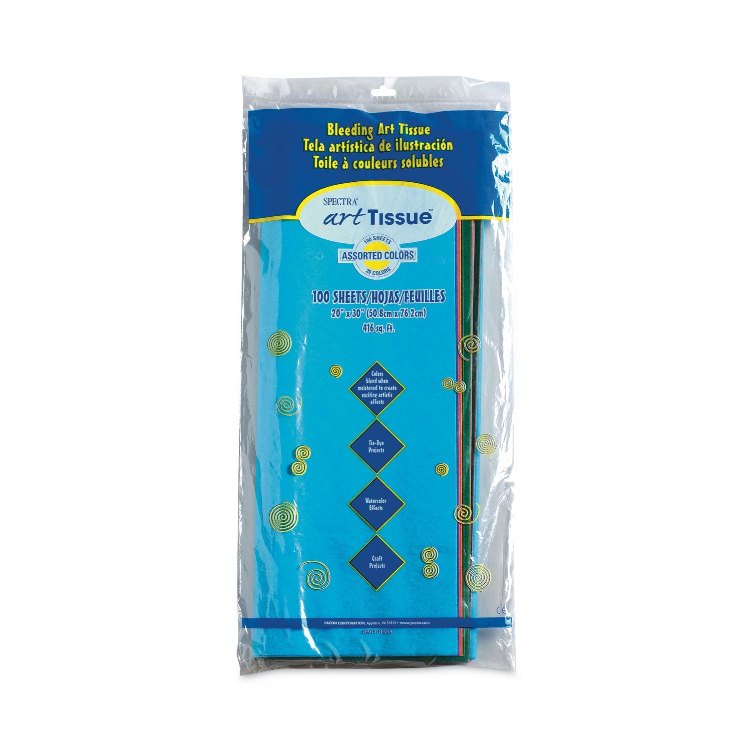 Spectra Art Tissue | 20x30, Assorted, 100/Pack