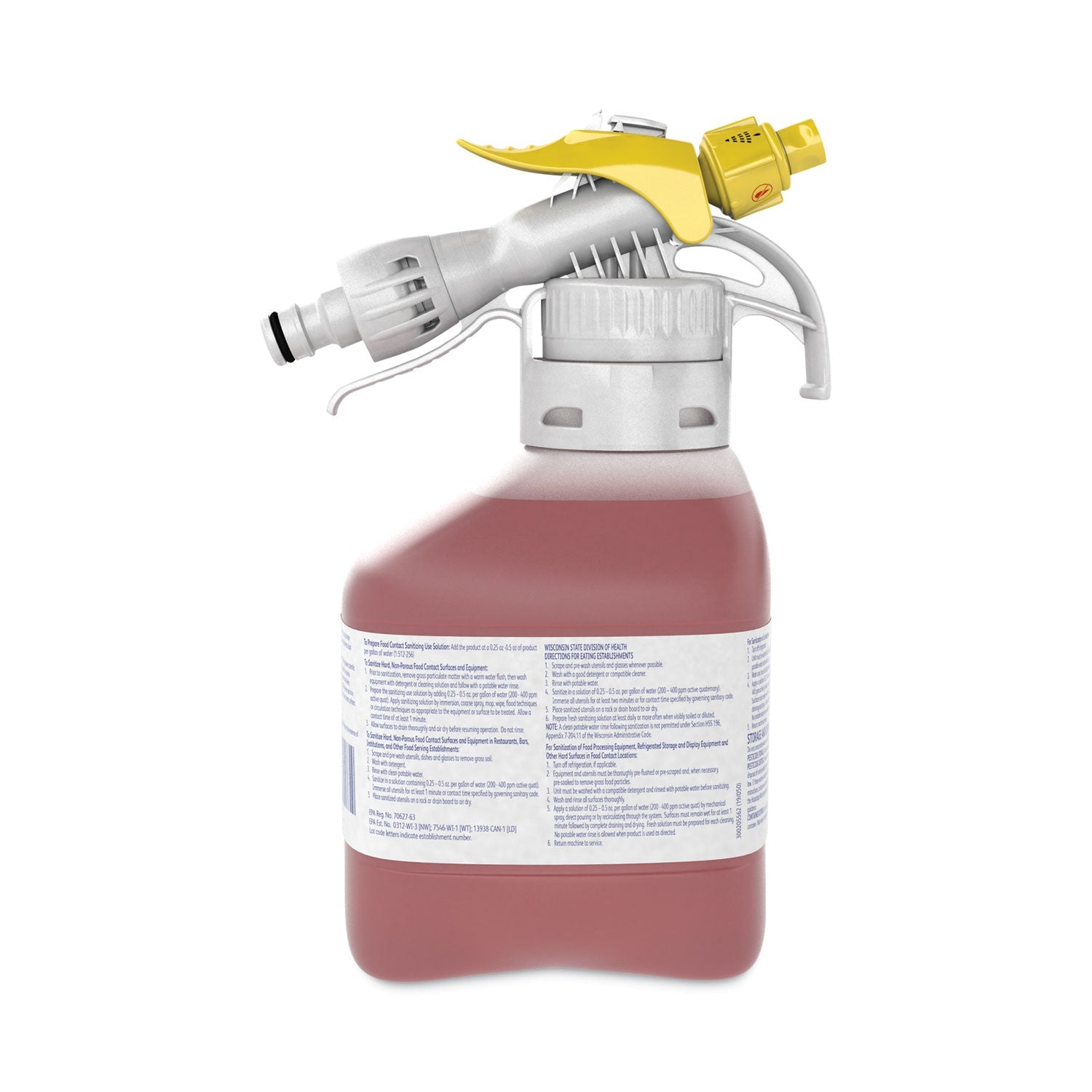 Diversey™ Final Step 512 Sanitizer, Red, 1.5 L RTD Refill, 2/Carton