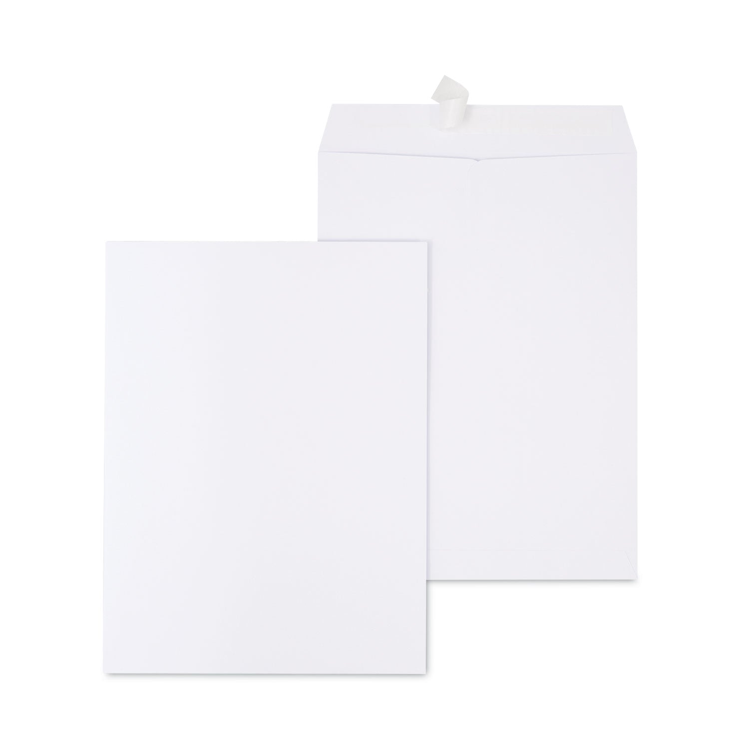 Universal® EasyClose Catalog Envelope, #10 1/2, Square Flap, Self-Adhesive Closure, 9 x 12, White, 250/Box