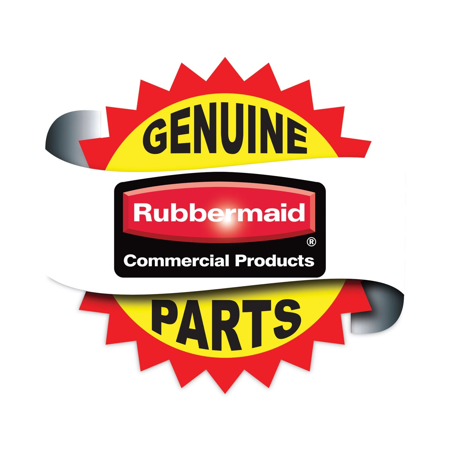 Rubbermaid® Commercial Rubber Tool Grips For Hygen Microfiber Cleaning Carts, Black