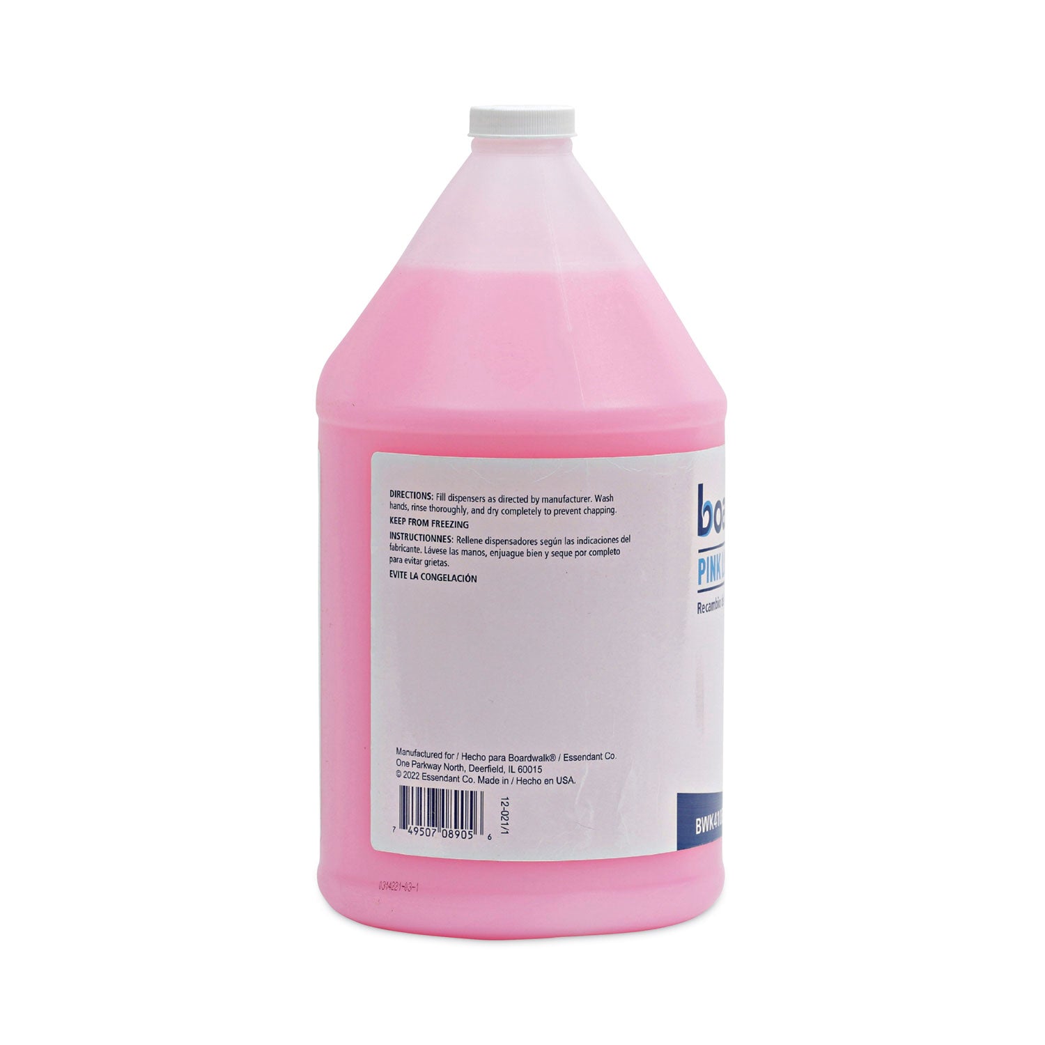 Boardwalk® Mild Cleansing Pink Lotion Hand Soap Refill, Cherry Scent, 1 gal Bottle