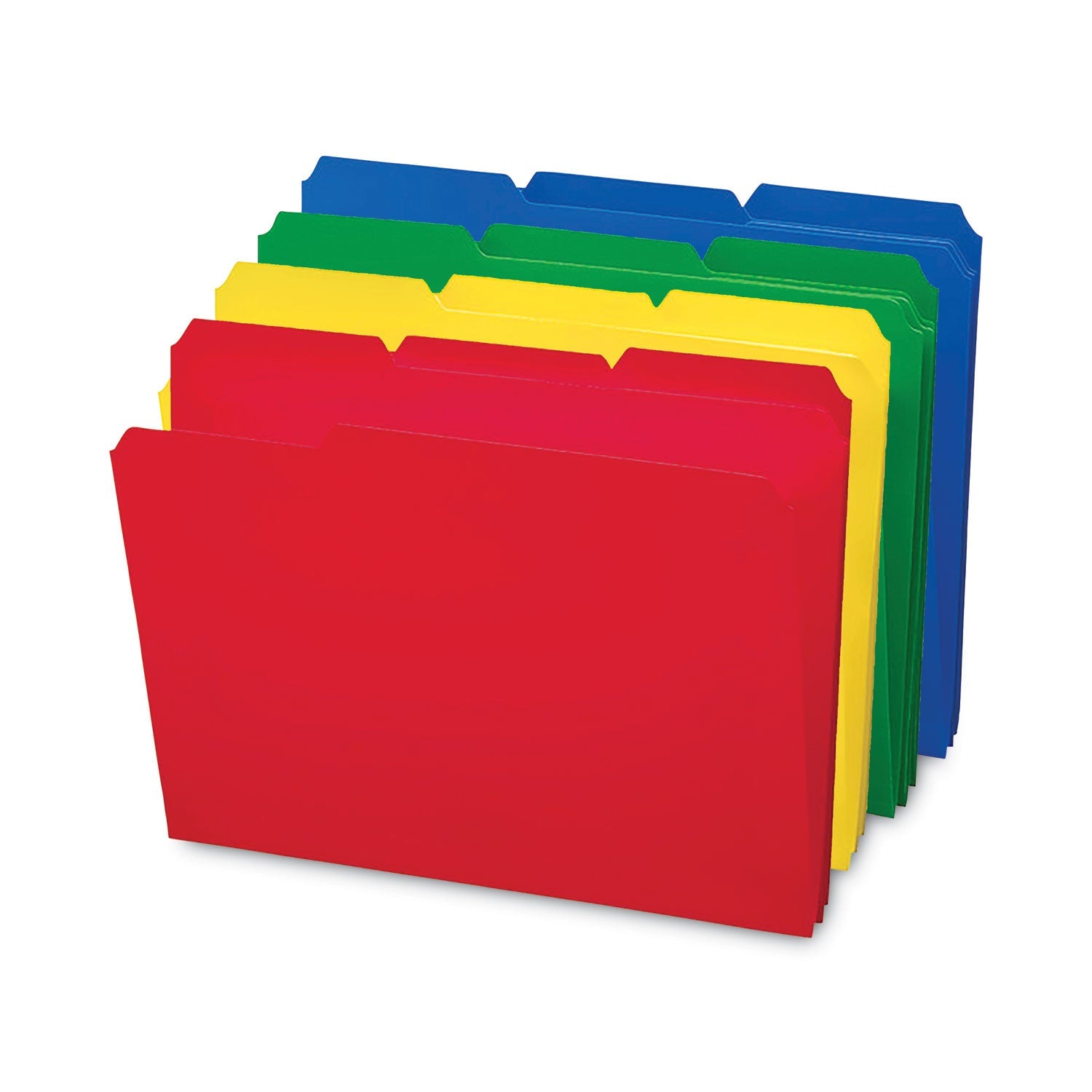 Poly Colored File Folders | Assorted, 24/Box