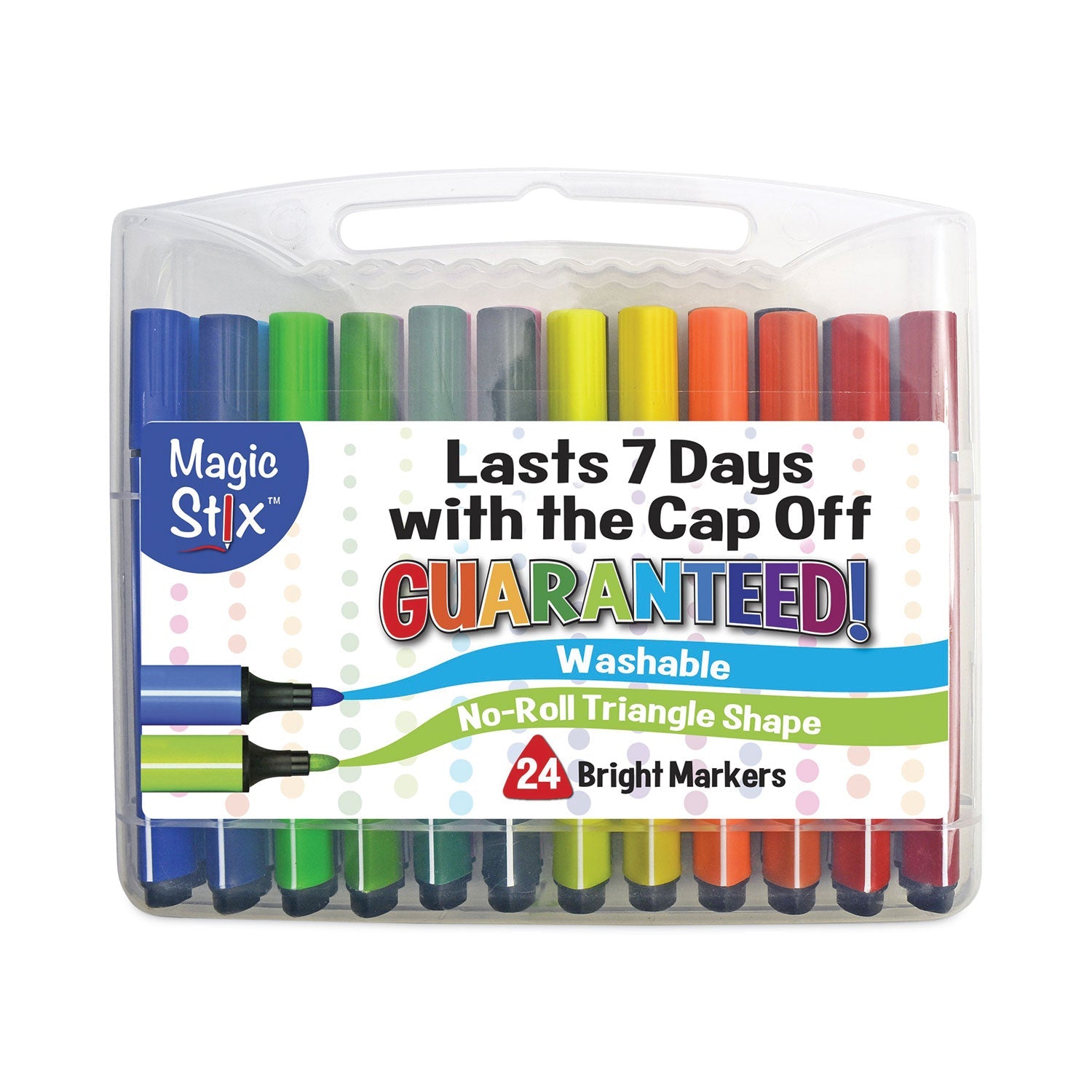 Magic Stix Markers | 24-Pack Assorted