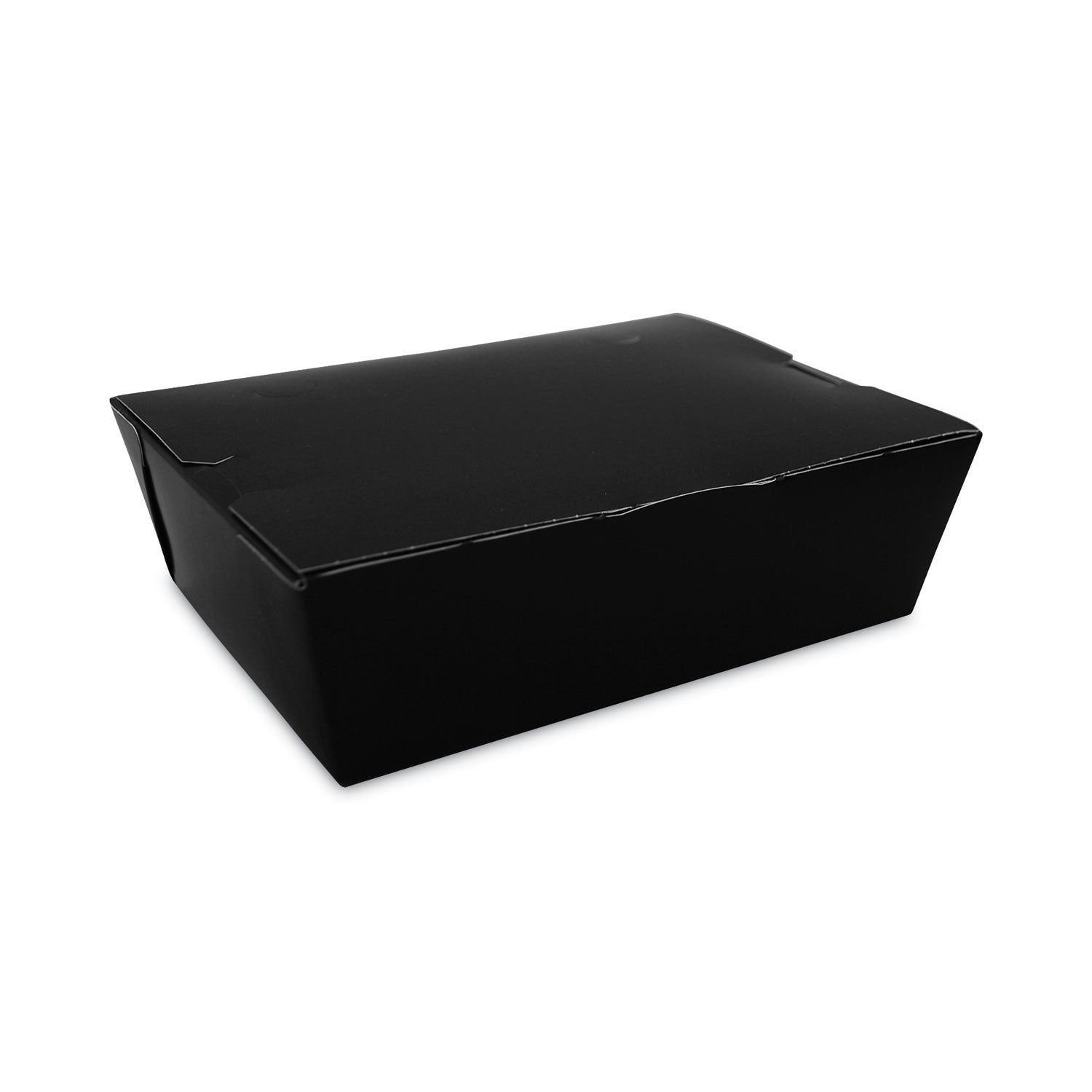 ChampPak Carryout Boxes | #3 Black Paper 200-Count