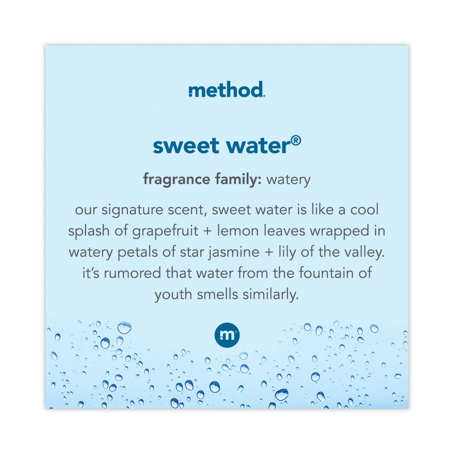 Method® Foaming Hand Soap Refill Bottle, Waterfall Scent, 28 oz