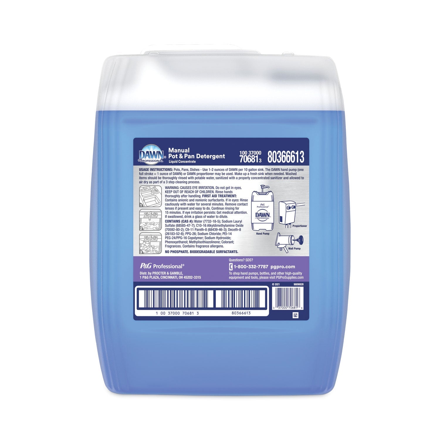 Dawn® Professional Manual Pot/pan Dish Detergent, Original Scent, Five Gallon Cube